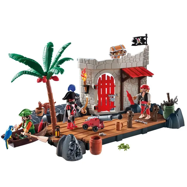 Playmobil Pirates 6146 Covo dei Pirati playset 3 pirati