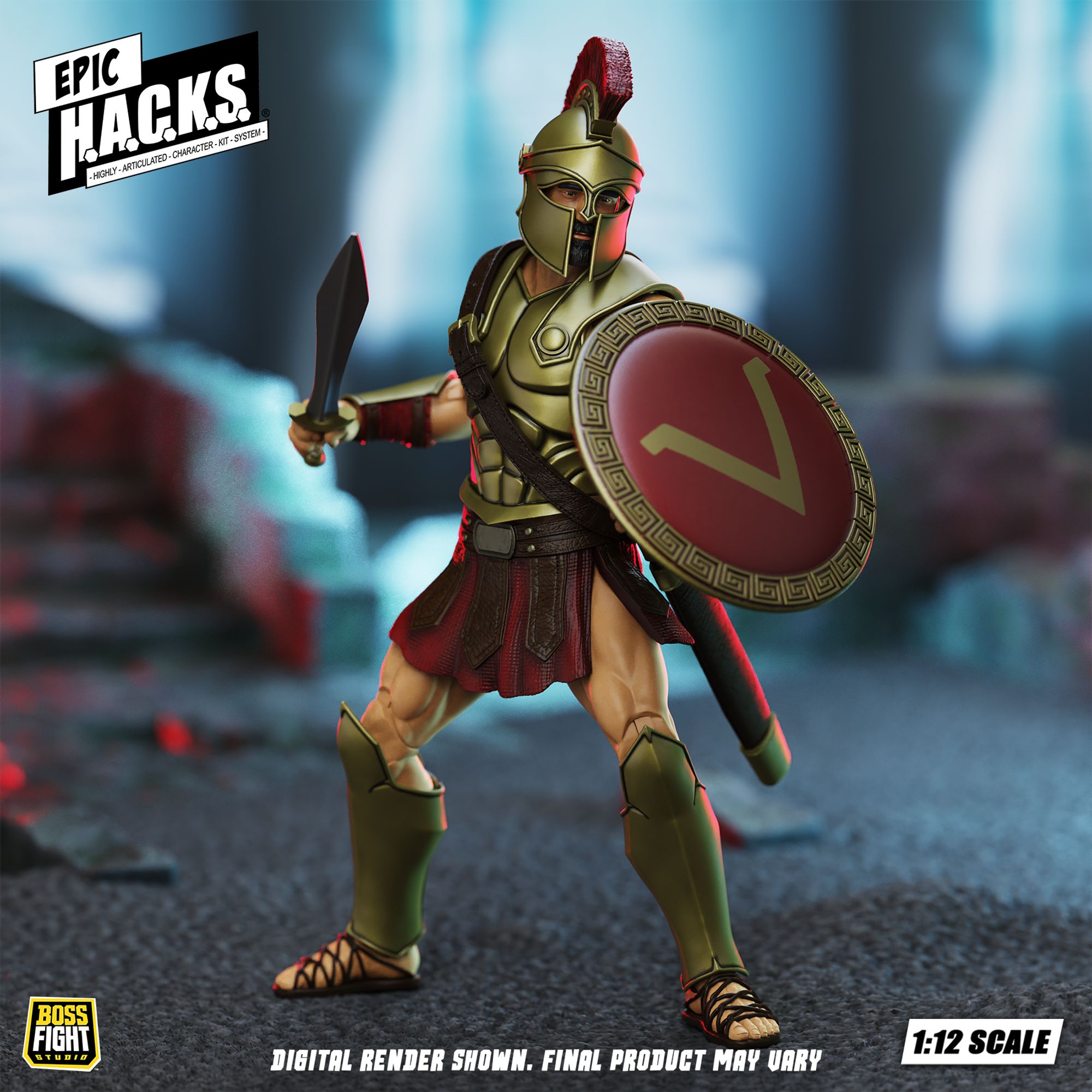 Boss Fight Spartan Pride of Sparta action figure Epic