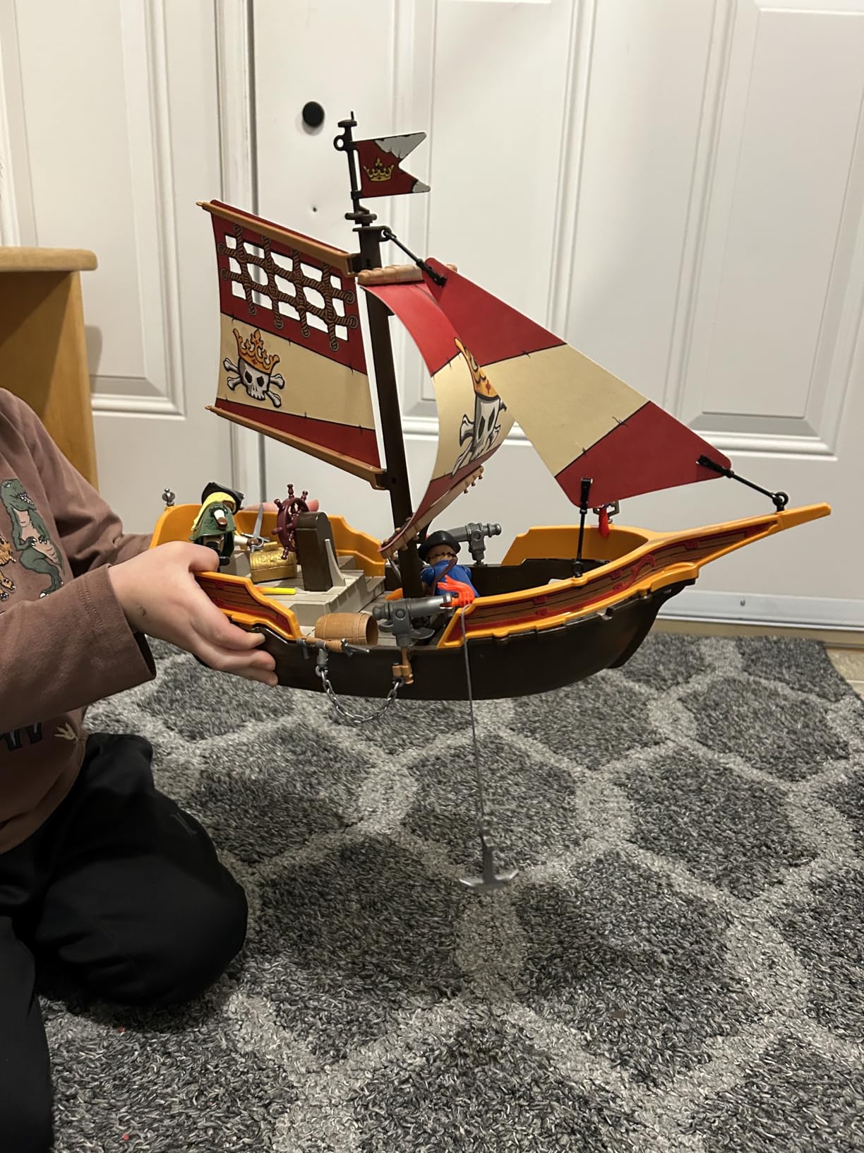 PLAYMOBIL Pirates 71418 nave pirata galleggiante con cannoni