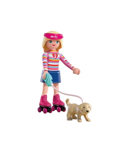 Playmobil Barbie 72126 playset pattini Malibu con Taffy