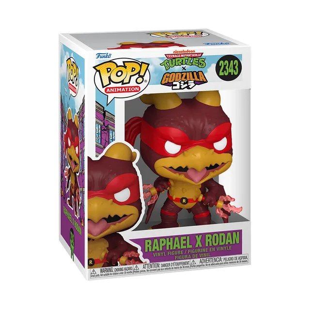 Funko Pop! Godzilla x TMNT Raphael x Rodan figure vinile