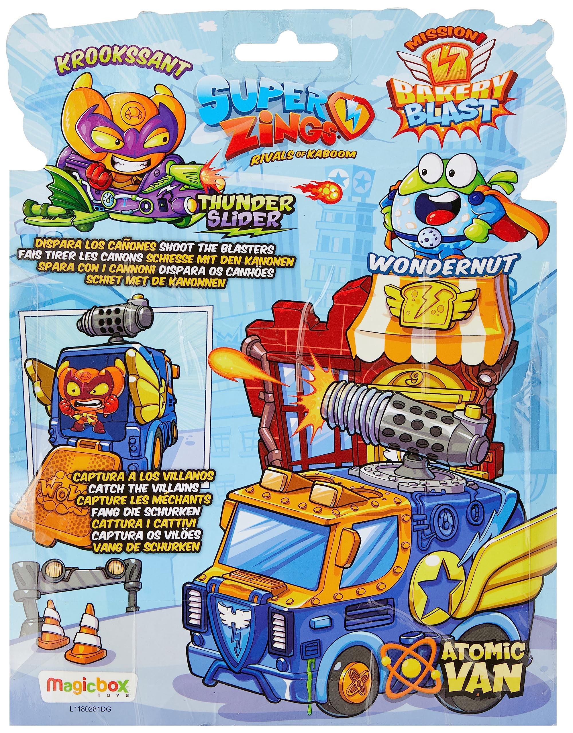 SUPERTHINGS Serie 2 Missione Panetteria Playset con Veicoli