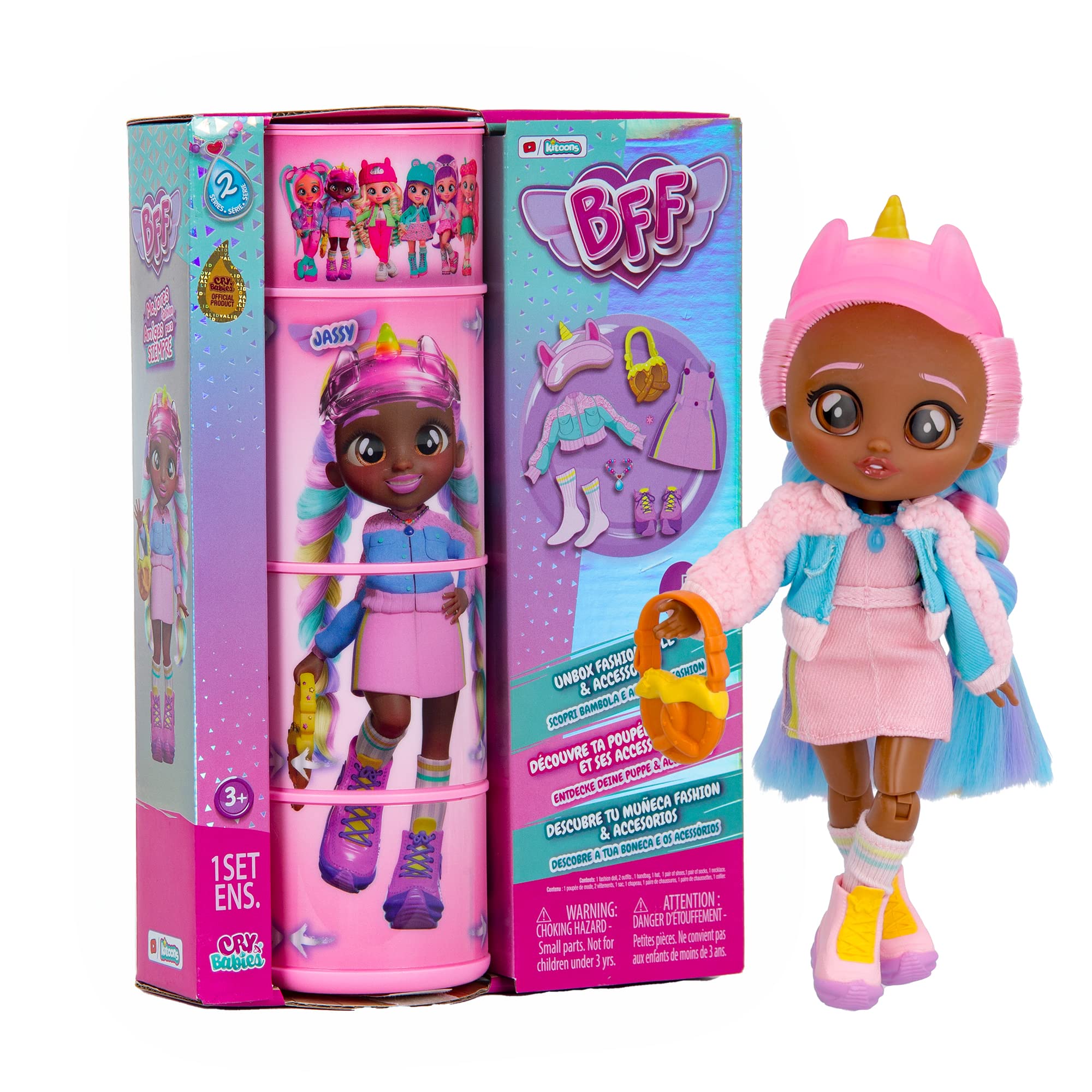 BFF by Cry Babies S2 Ella fashion doll 20 cm 9 accessori
