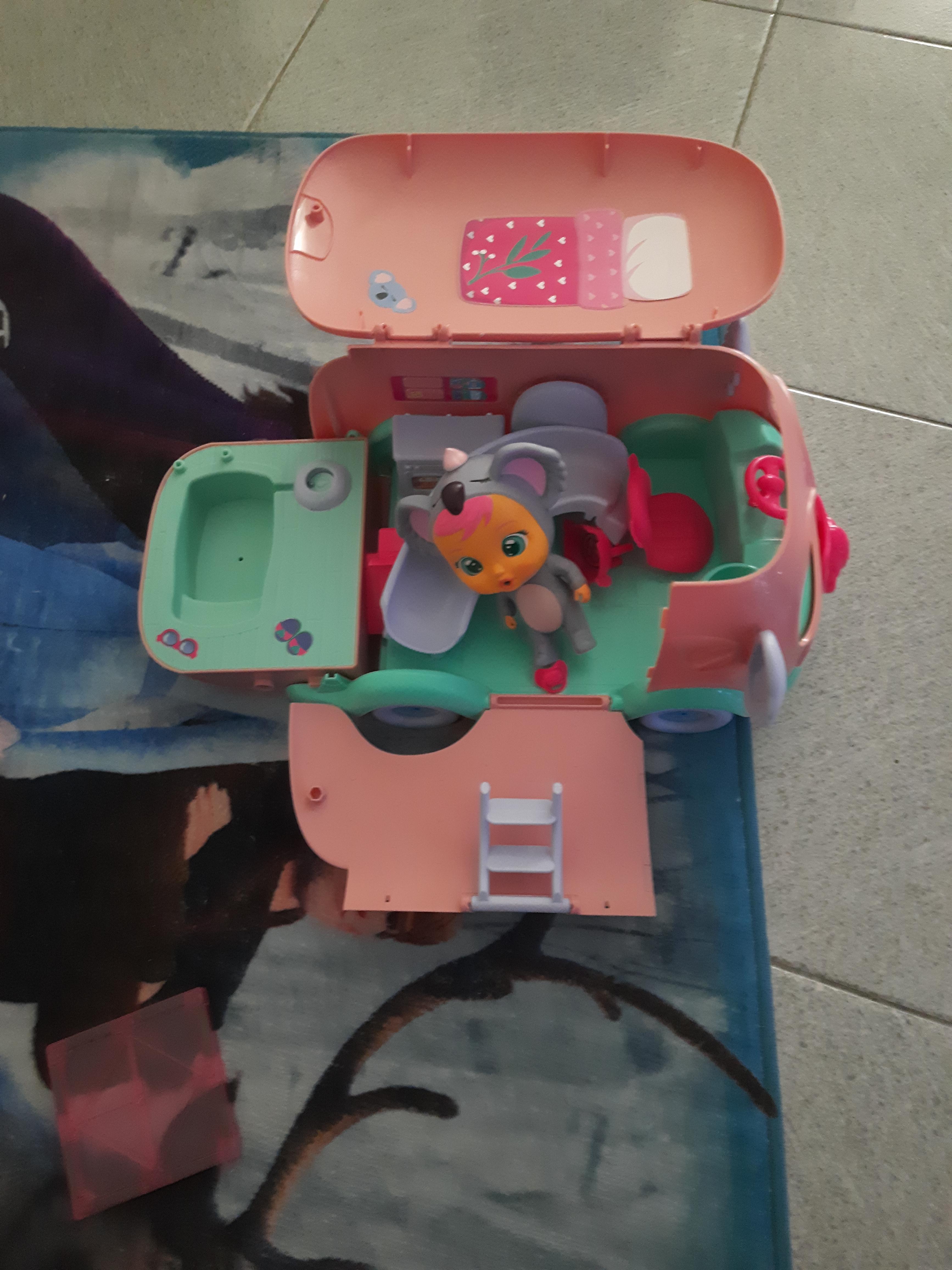 Imc Toys Cry Babies Magic Tears Koali Campervan camper con bambola