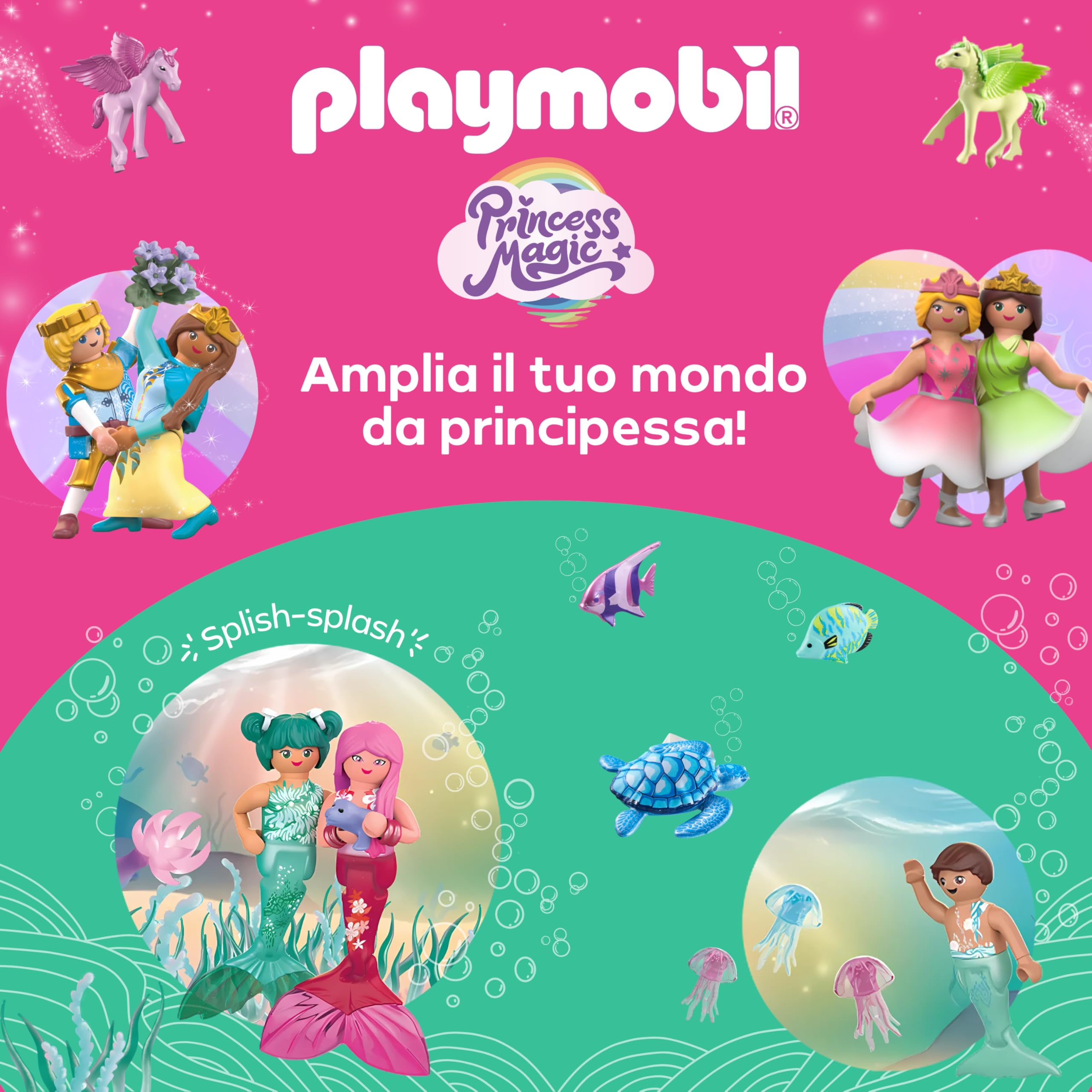 PLAYMOBIL Fantasy Magic Unicorno Lavanda con Fata figure