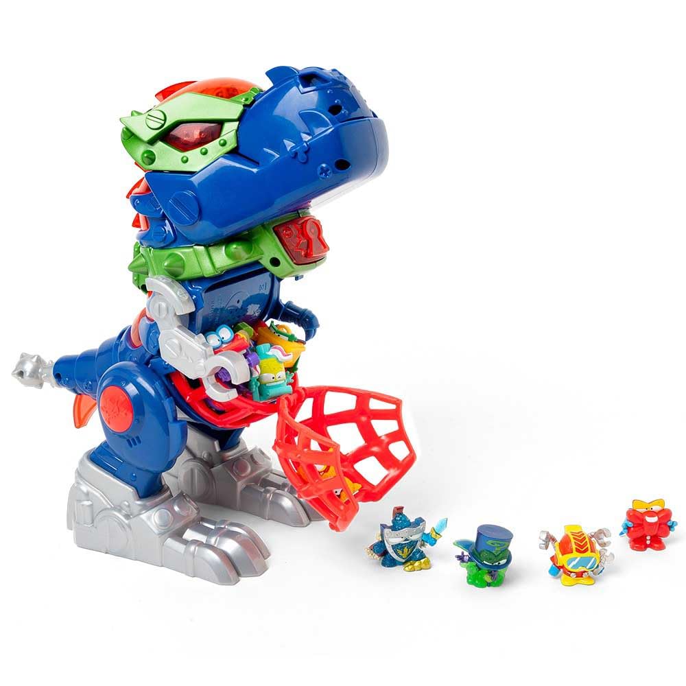 Superthings Guardians of Kazoom Mr King T-Rex robot dinosauro luci e suoni