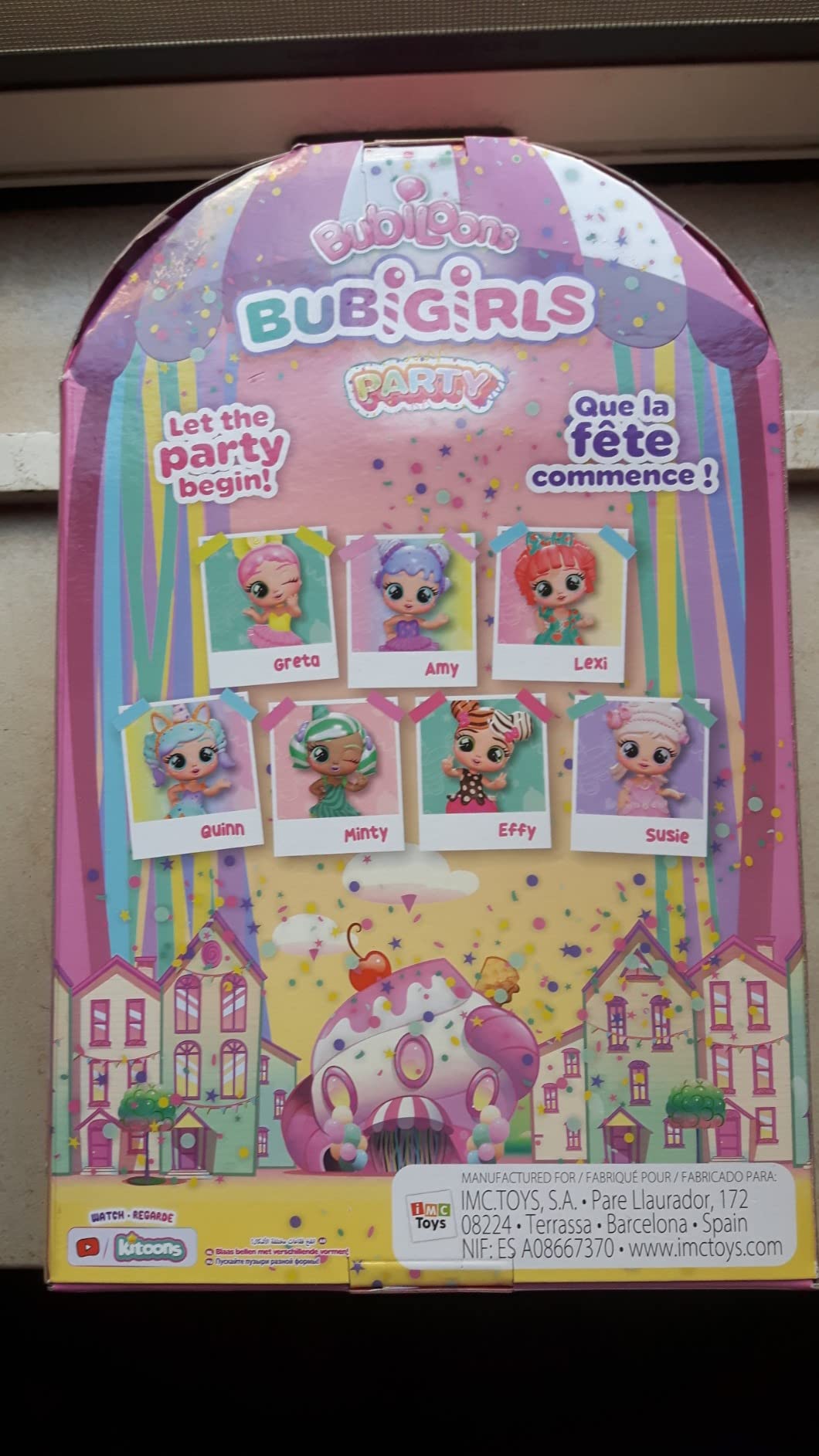Bubiloons Bubigirls Susie bambola gonfia palloncini 12 accessori