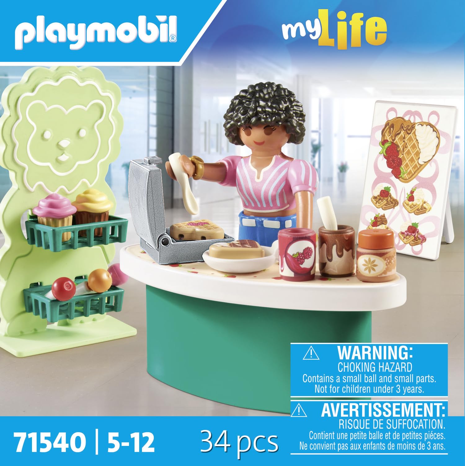 PLAYMOBIL myLife 71540 chiosco dei dolci playset 34 pezzi