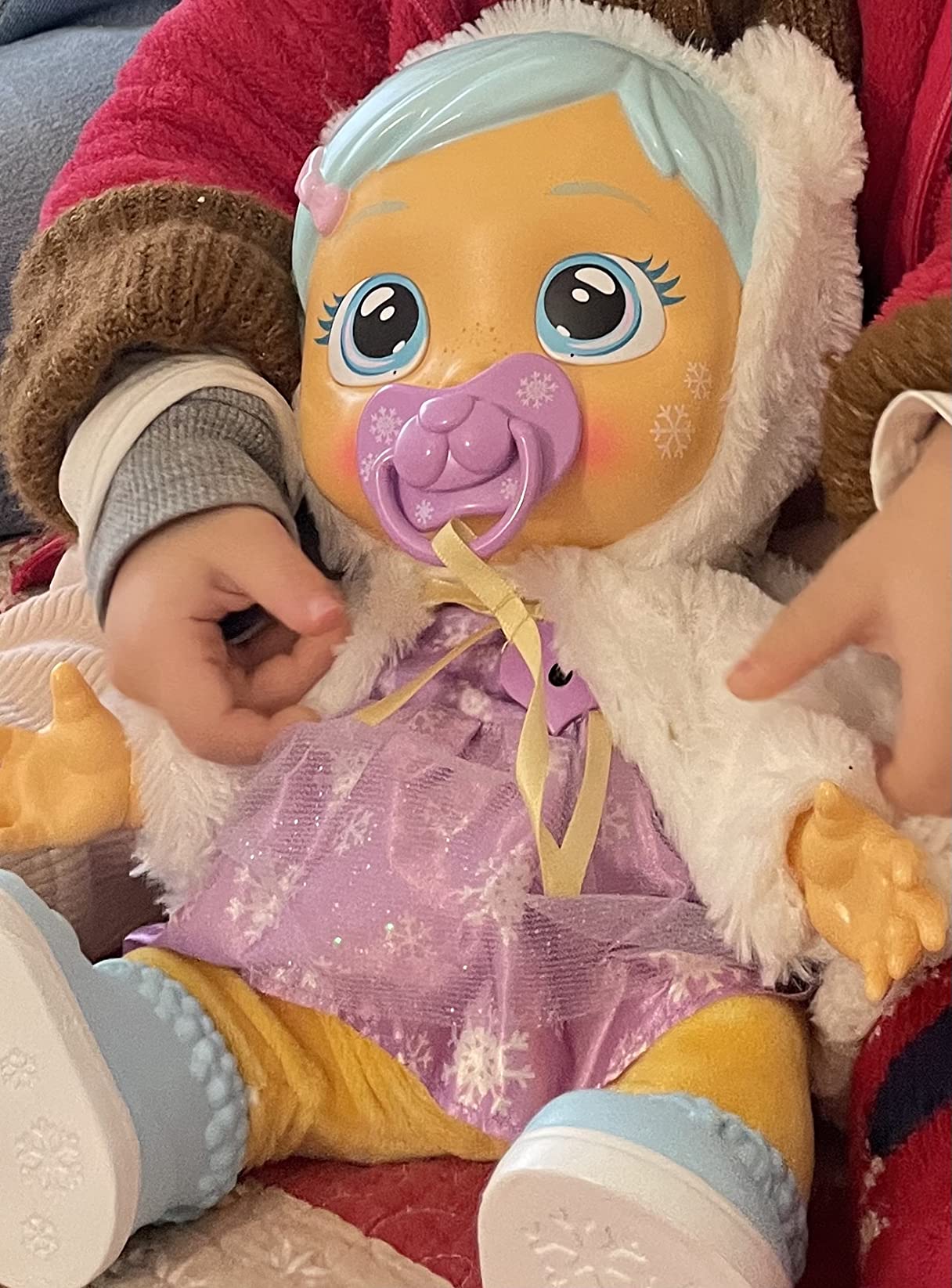 Cry Babies Dressy Kristal Bambola Interattiva che Piange