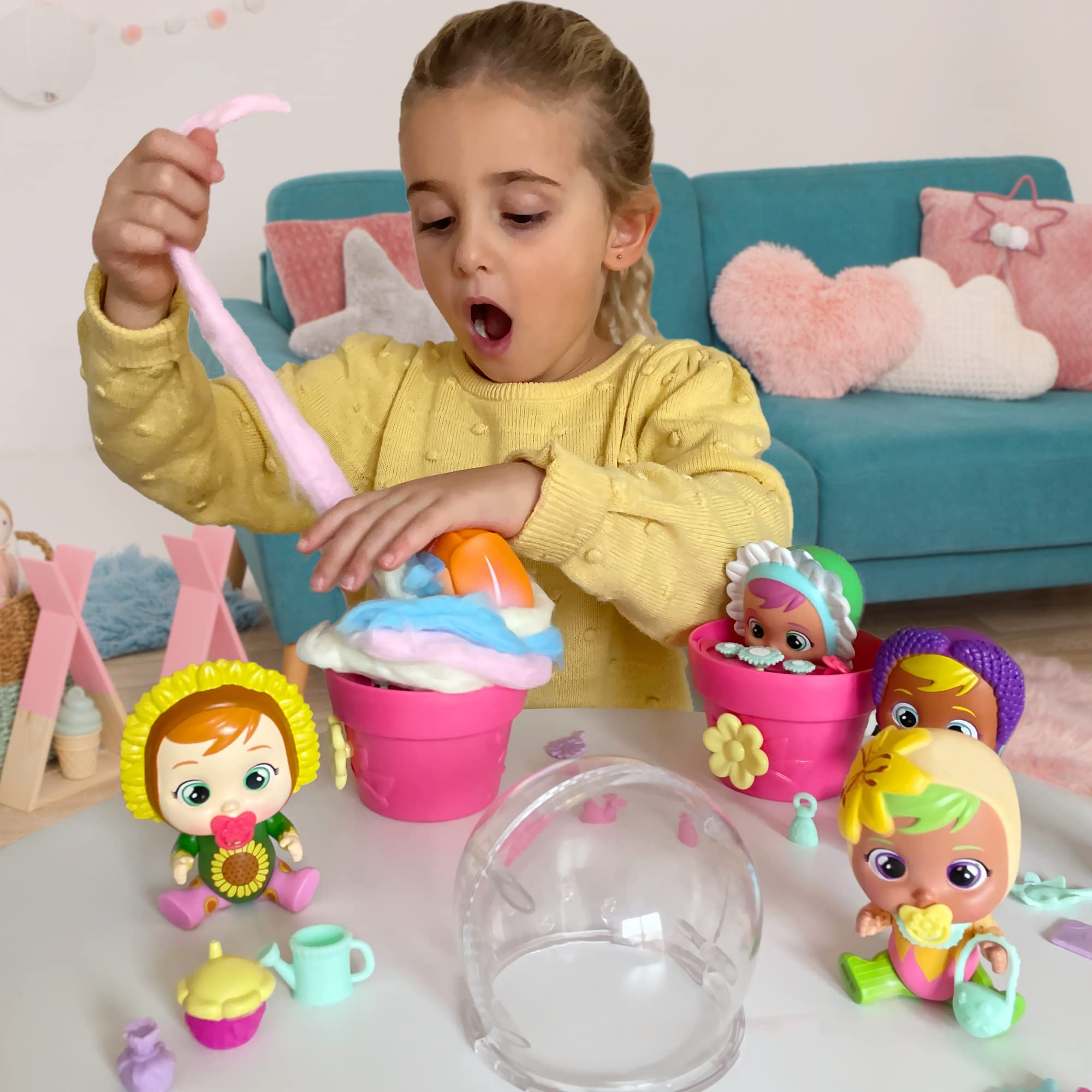 IMC Cry Babies Magic Tears Happy Flowers Mini Bambola Sorpresa