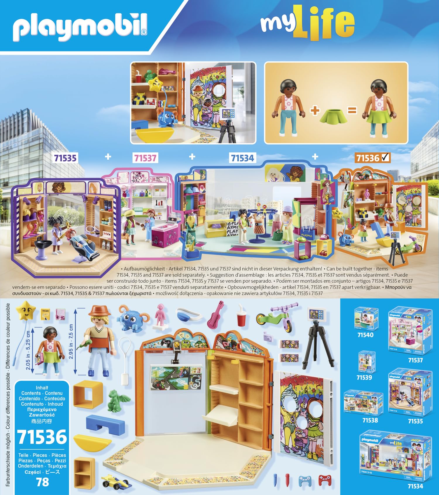 Playmobil My Life 71536 Negozio di Giocattoli playset 5+ anni
