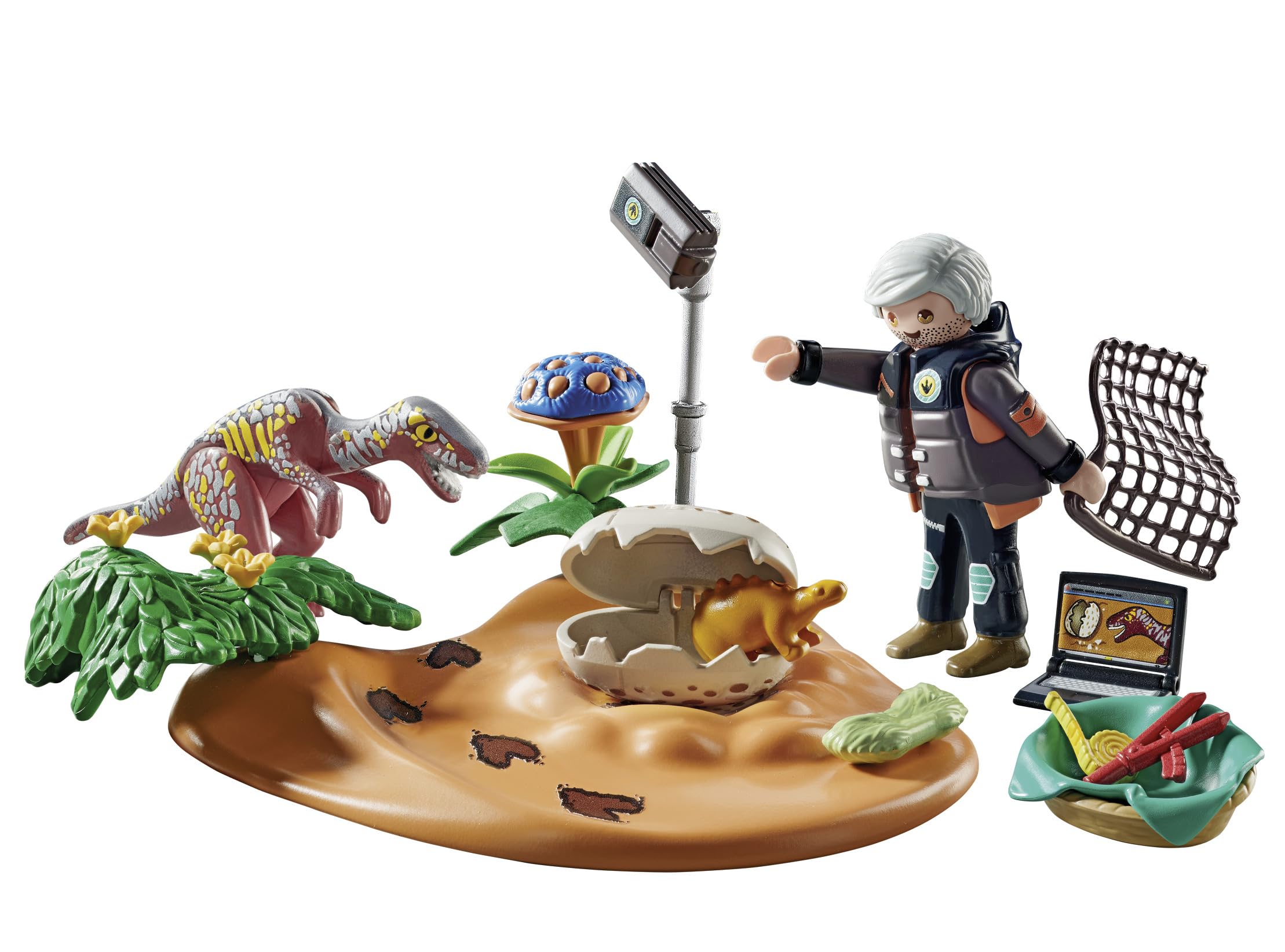 PLAYMOBIL Dinos 71526 nido stegosauro 29 pezzi