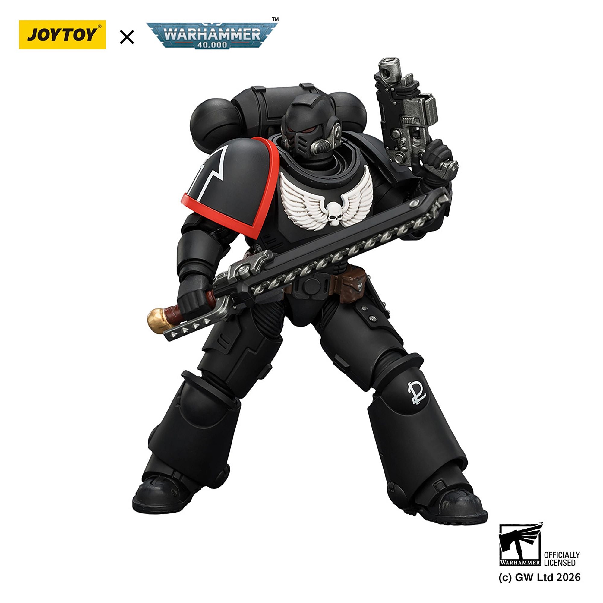 JoyToy Raven Guard Intercessor action figure con bolt rifle