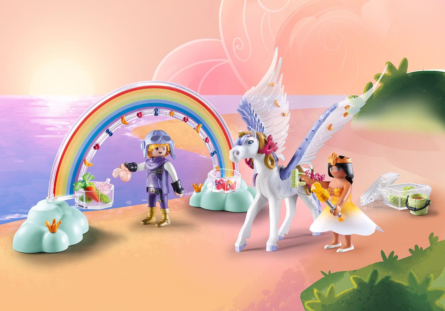 Playmobil Princess Magic 71361 Pegaso arcobaleno principessa