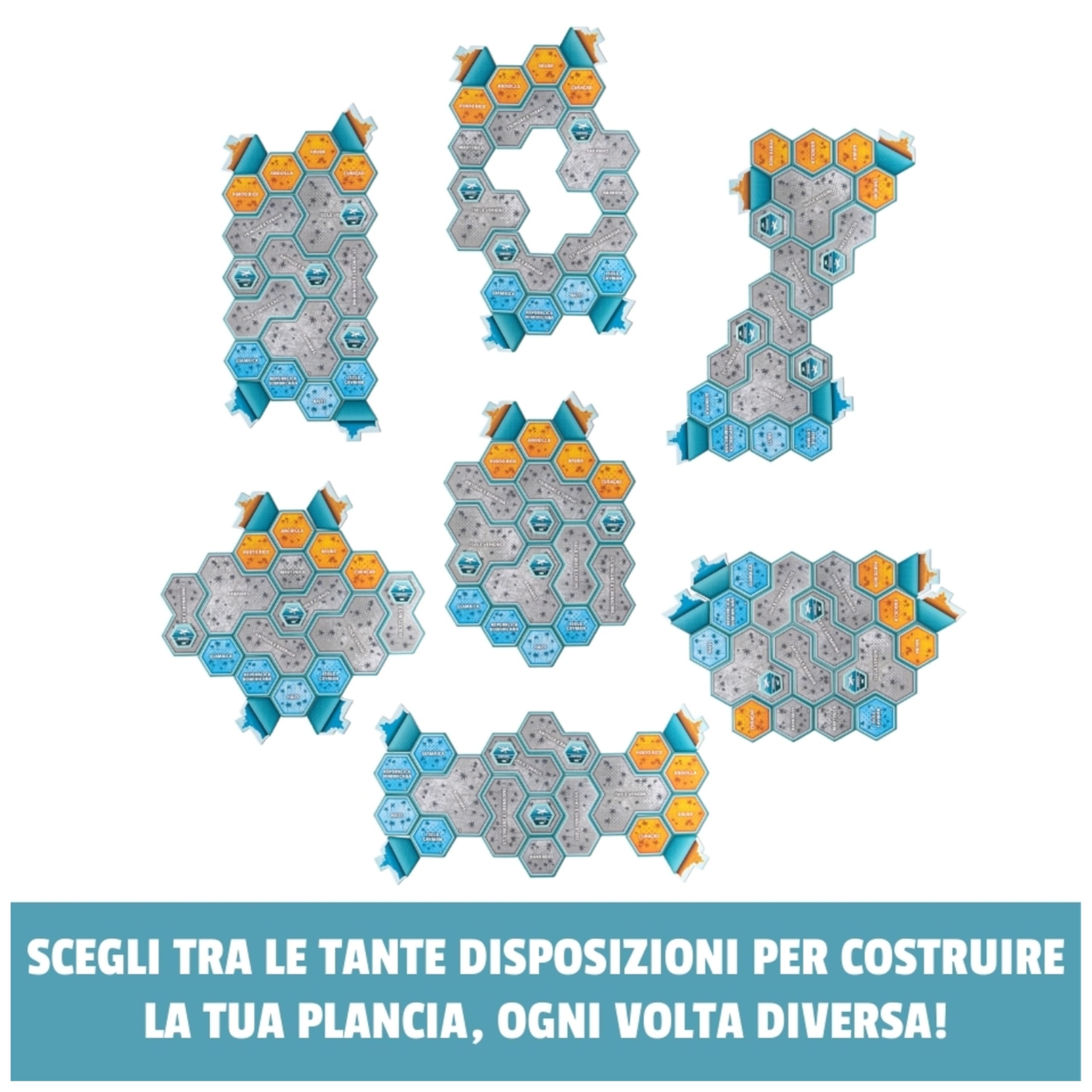 Risiko Oceano gioco da tavolo strategia 2 giocatori 8+