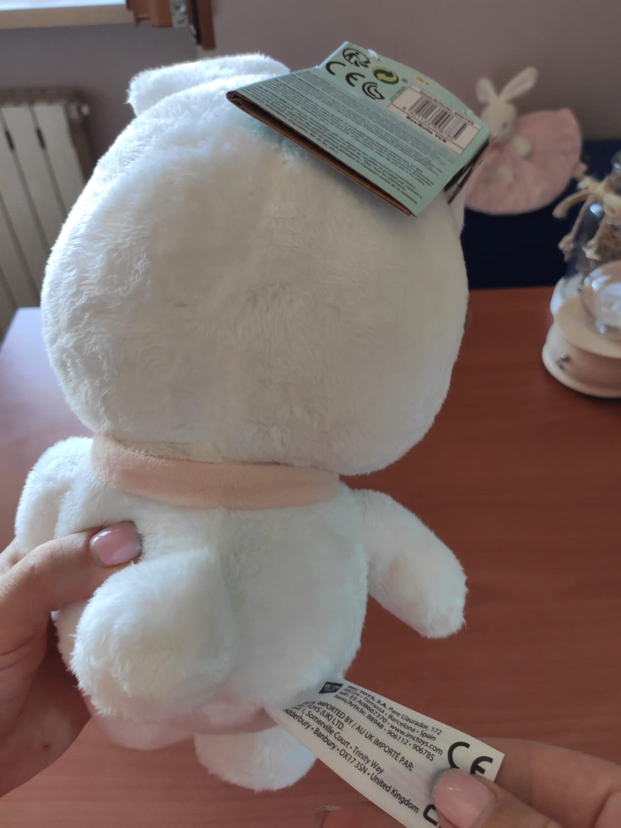 Imc Toys Peekapets Coniglietto Bianco peluche orecchie mobili