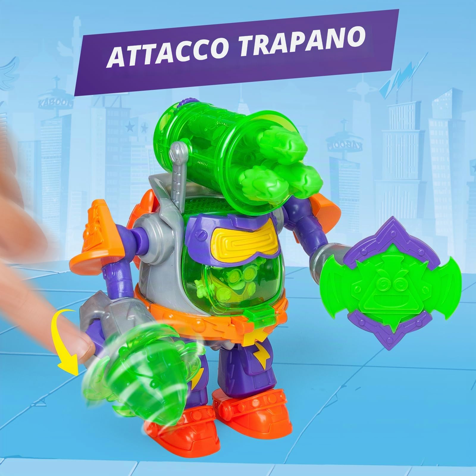 Superthings Guardians of Kazoom robot Ultra Striker Professor K