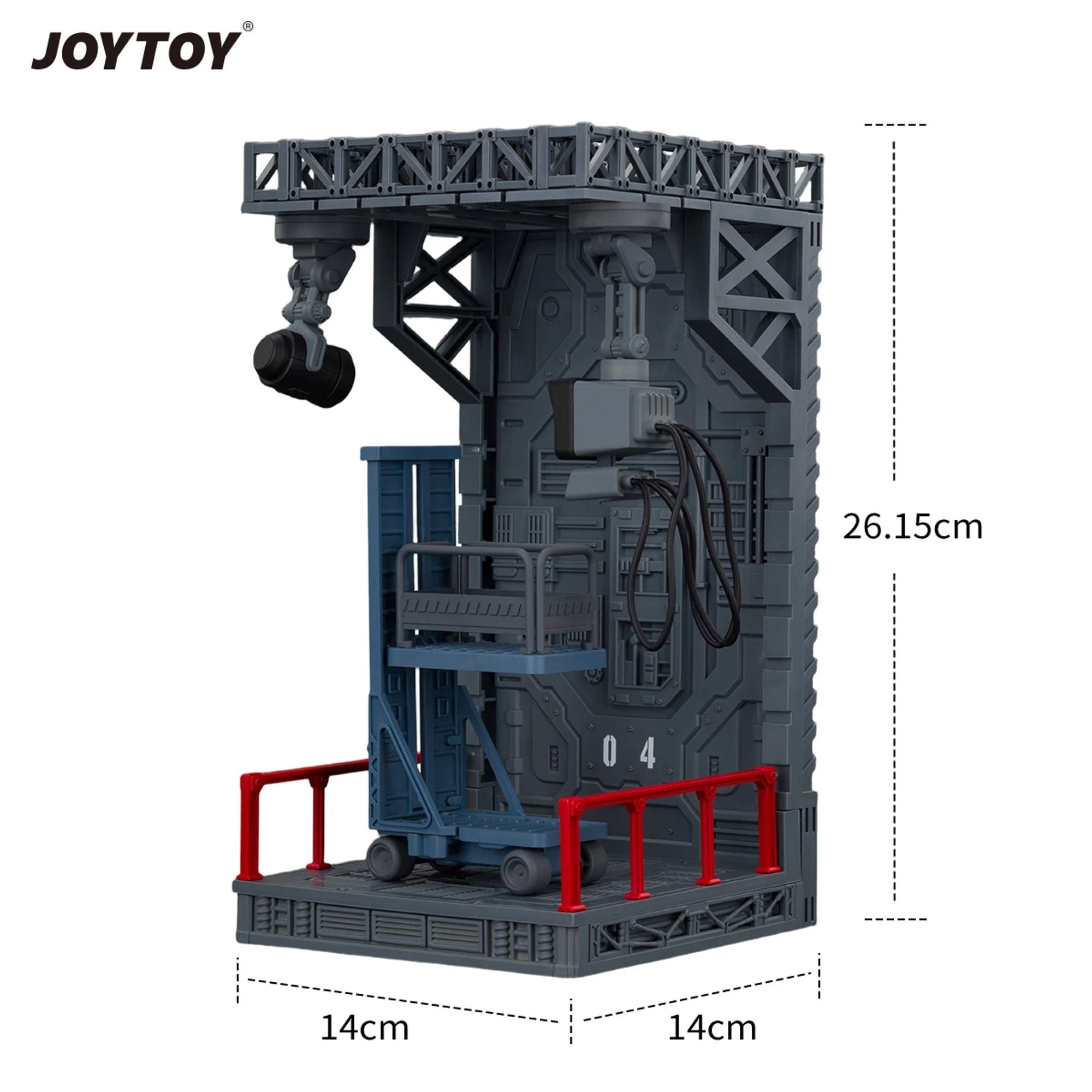 JoyToy Dark Source Hangar Base Display Case 04 teca fantascienza