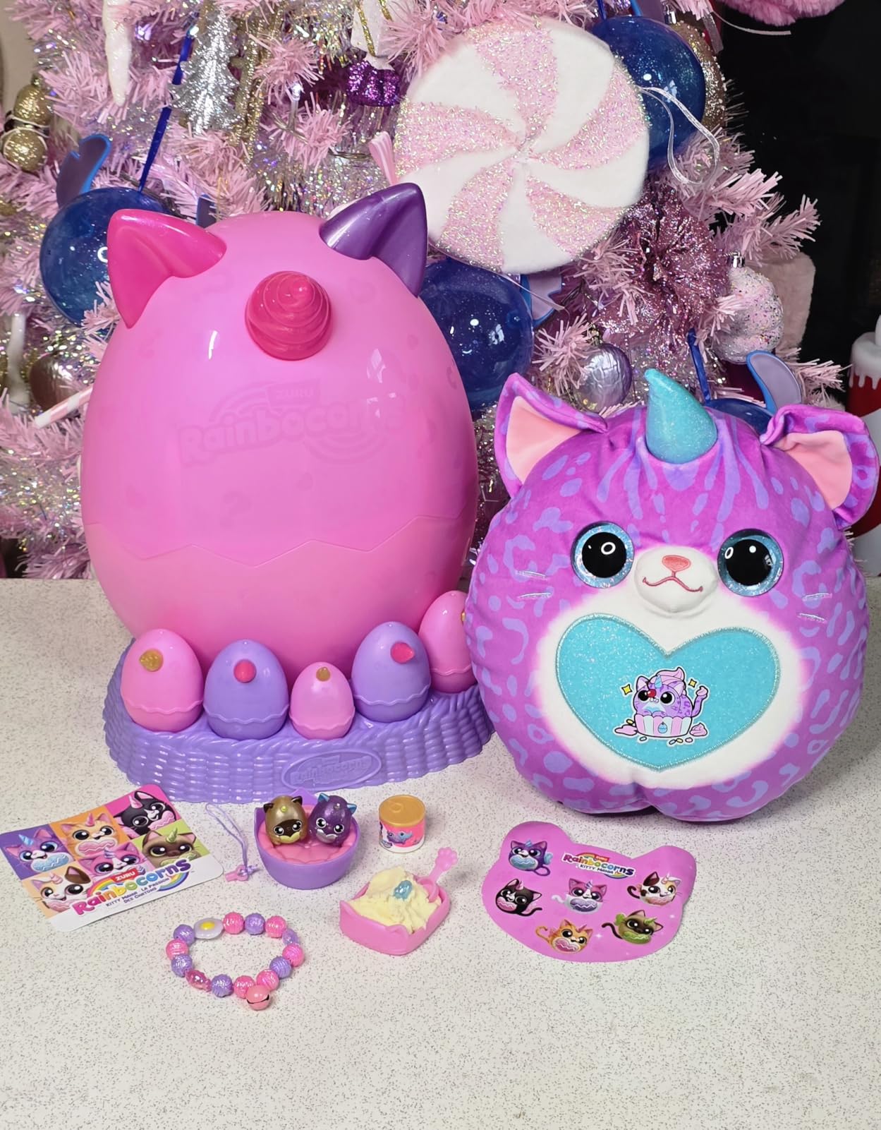 Rainbocorns Kitty Mania peluche Furrina uovo sorprese