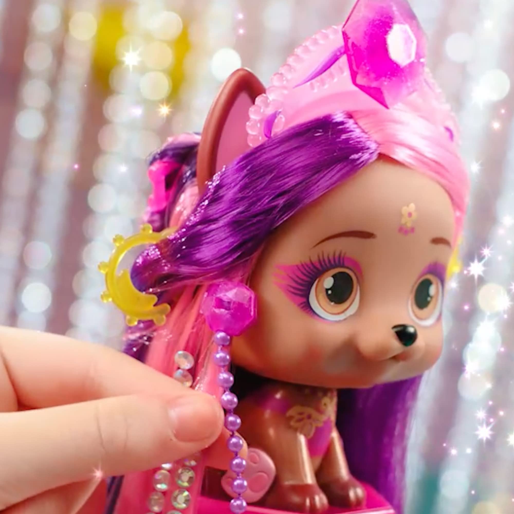 IMC Toys VIP Pets Glam Gems S5 bambola sorpresa capelli gioiello