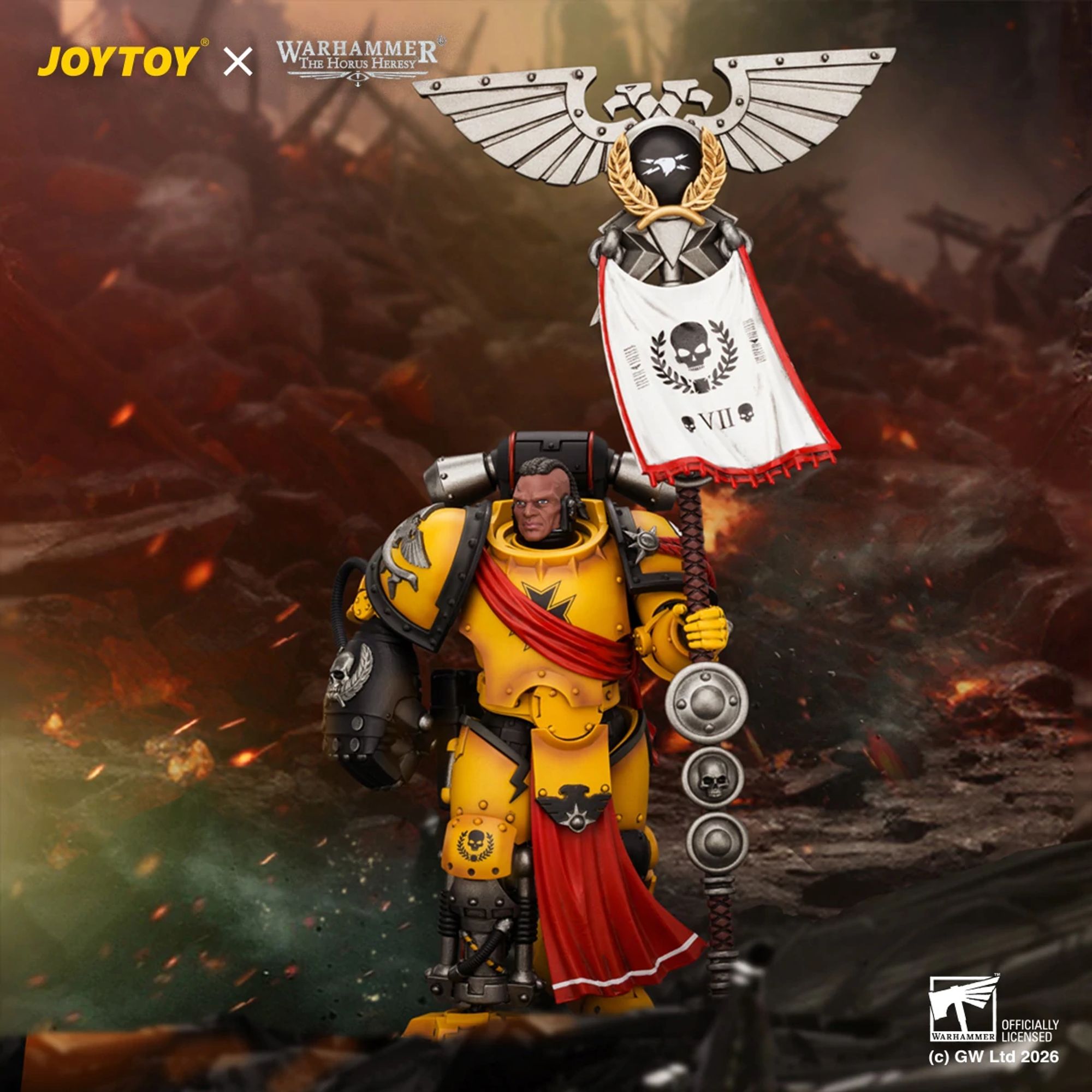 JoyToy Imperial Fists Herald action figure Warhammer 12cm