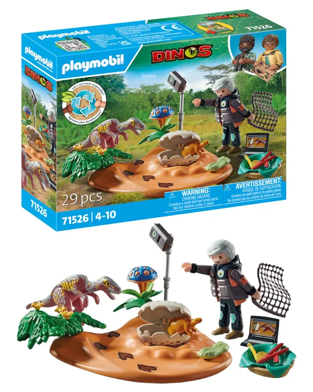 PLAYMOBIL Dinos 71526 nido stegosauro 29 pezzi