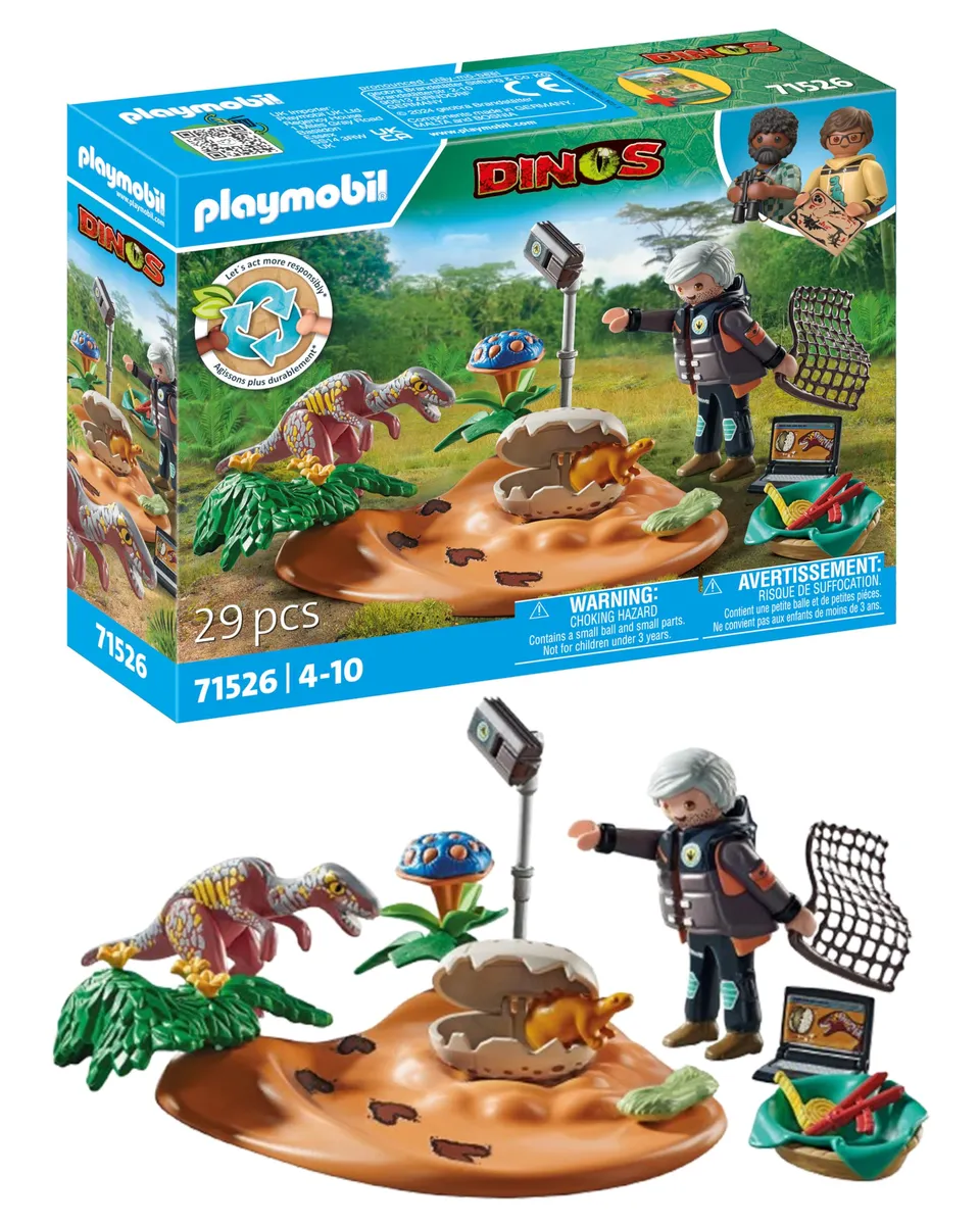 PLAYMOBIL Dinos 71526 nido stegosauro 29 pezzi