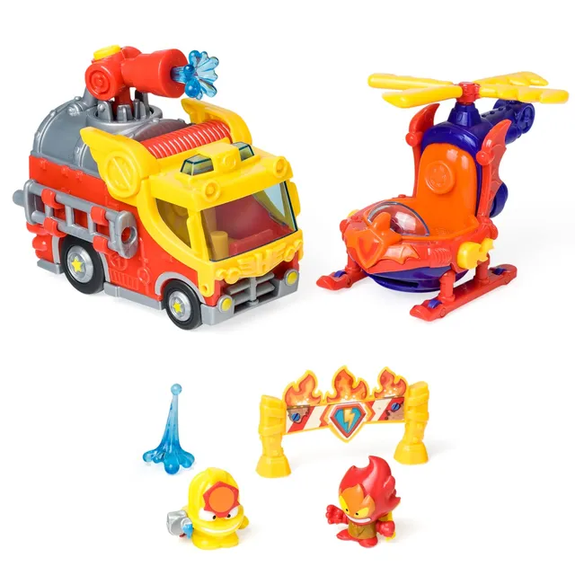 Superthings Serie 5 Mission Fire Strike Elicottero e Camion