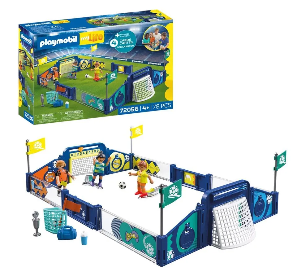 PLAYMOBIL My Life 72056 arena calcio con 2 porte
