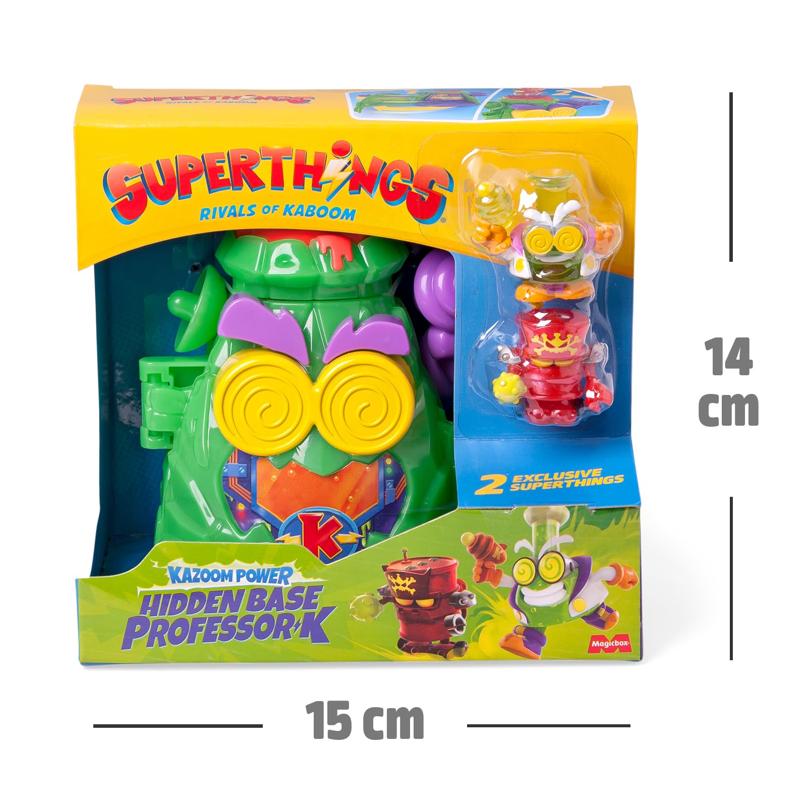 Superthings Kazoom Power Base Professor K playset vulcano