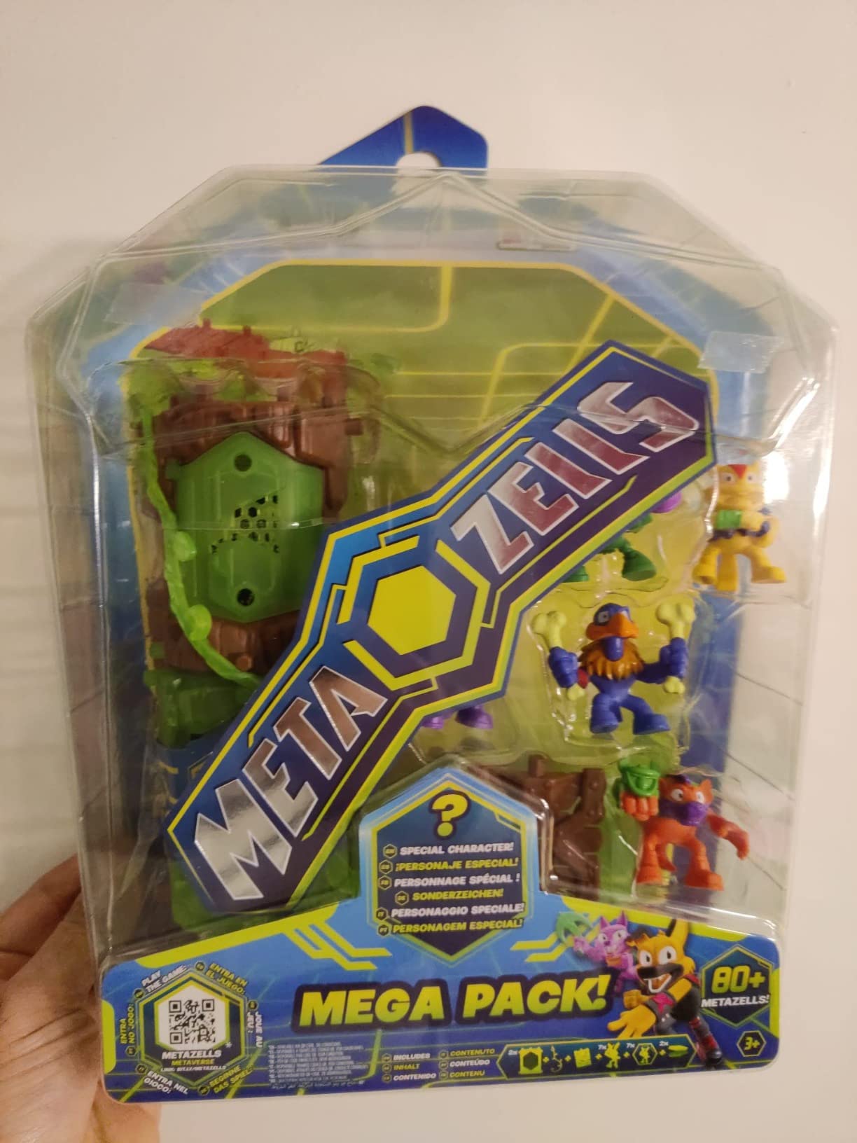 Metazells Pack 7 personaggi + 2 tronchi carte S1