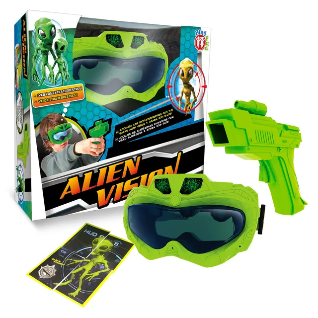 Playfun Alien Vision gioco interattivo maschera 3D pistola laser