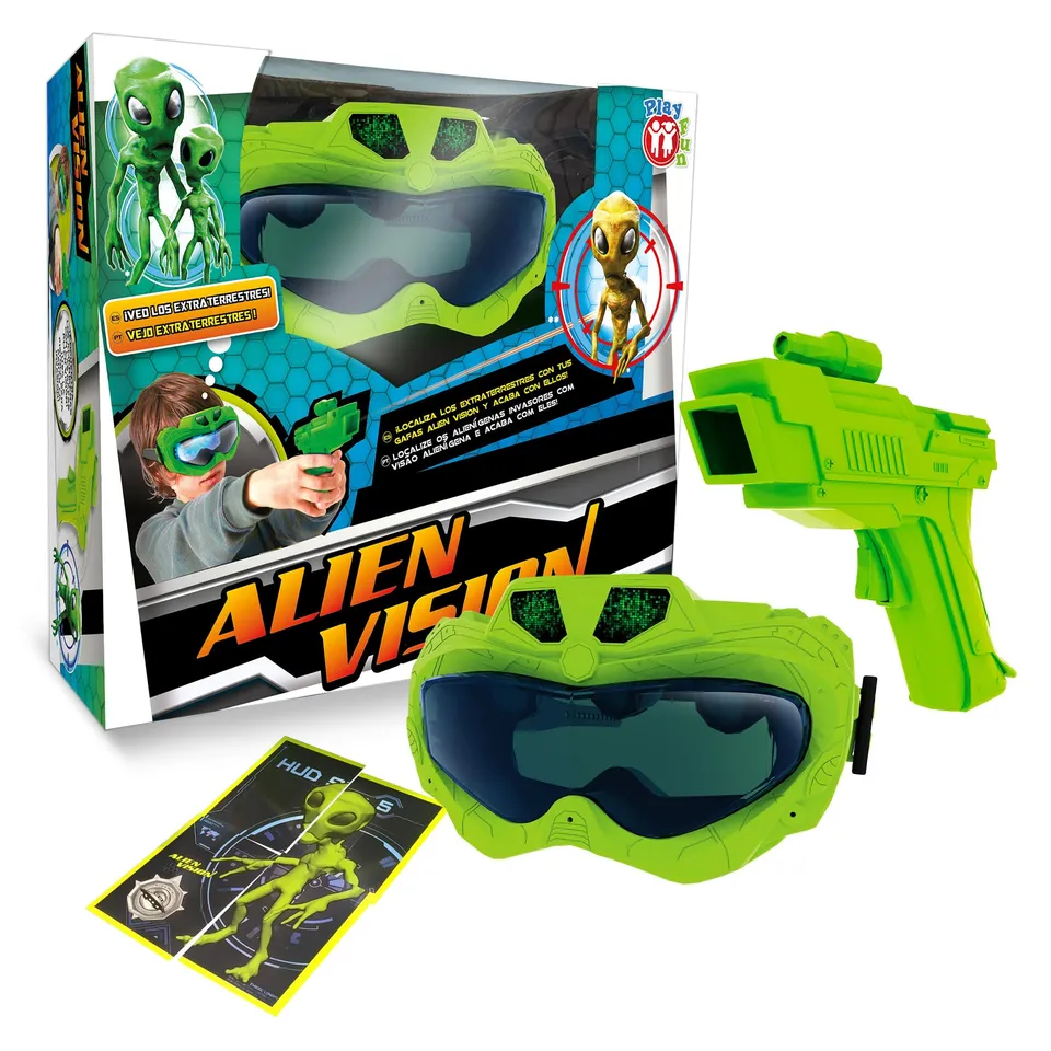 Playfun Alien Vision gioco interattivo maschera 3D pistola laser