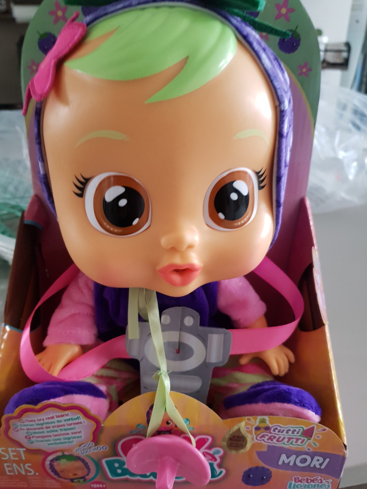 Cry Babies Tutti Frutti bambola Mori mora 30 cm profumata