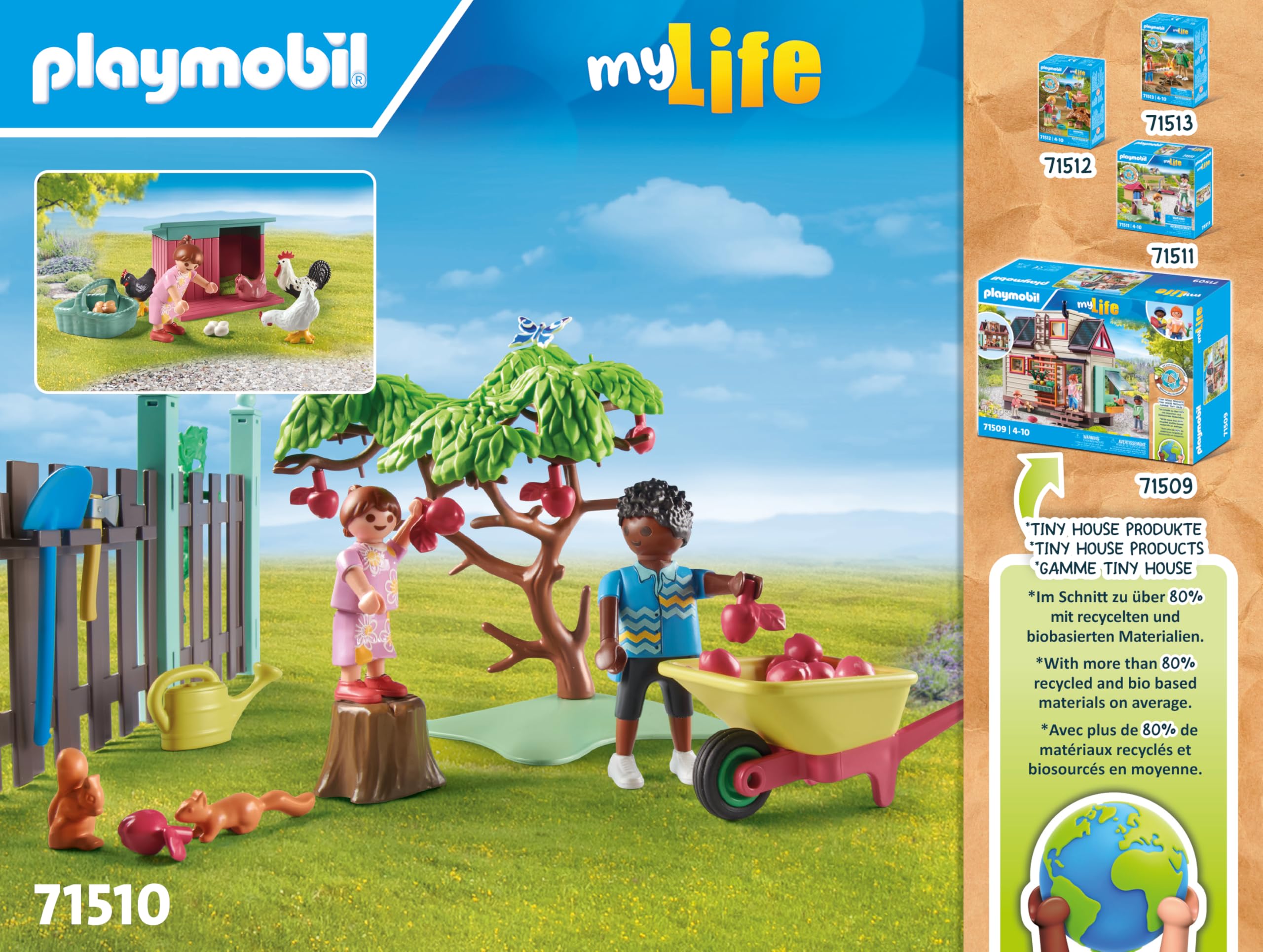 PLAYMOBIL myLife 71510 Allevamento Polli Giocattolo 77 Pezzi