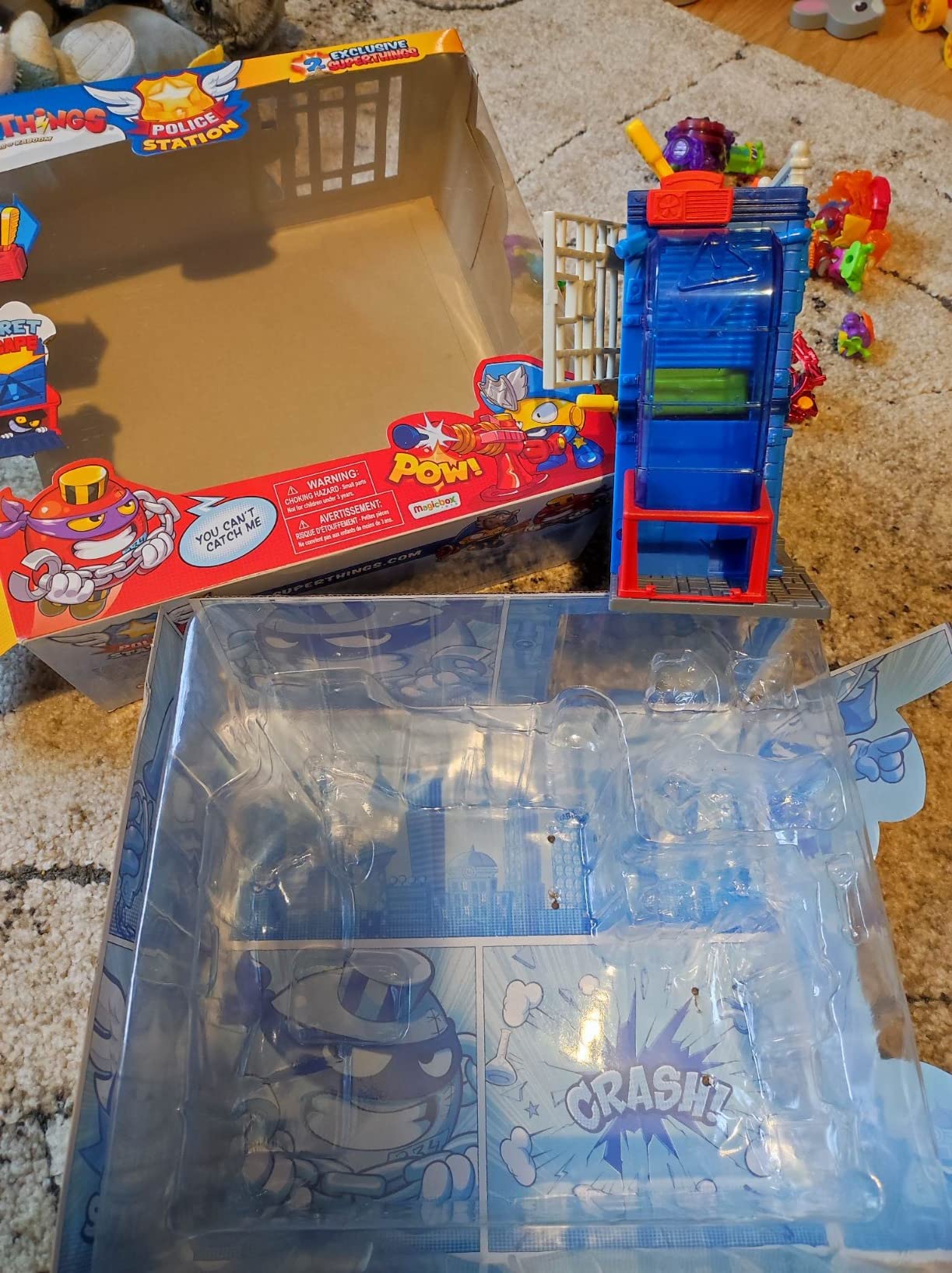 SuperThings Police Station Stazione Polizia Playset con Veicolo