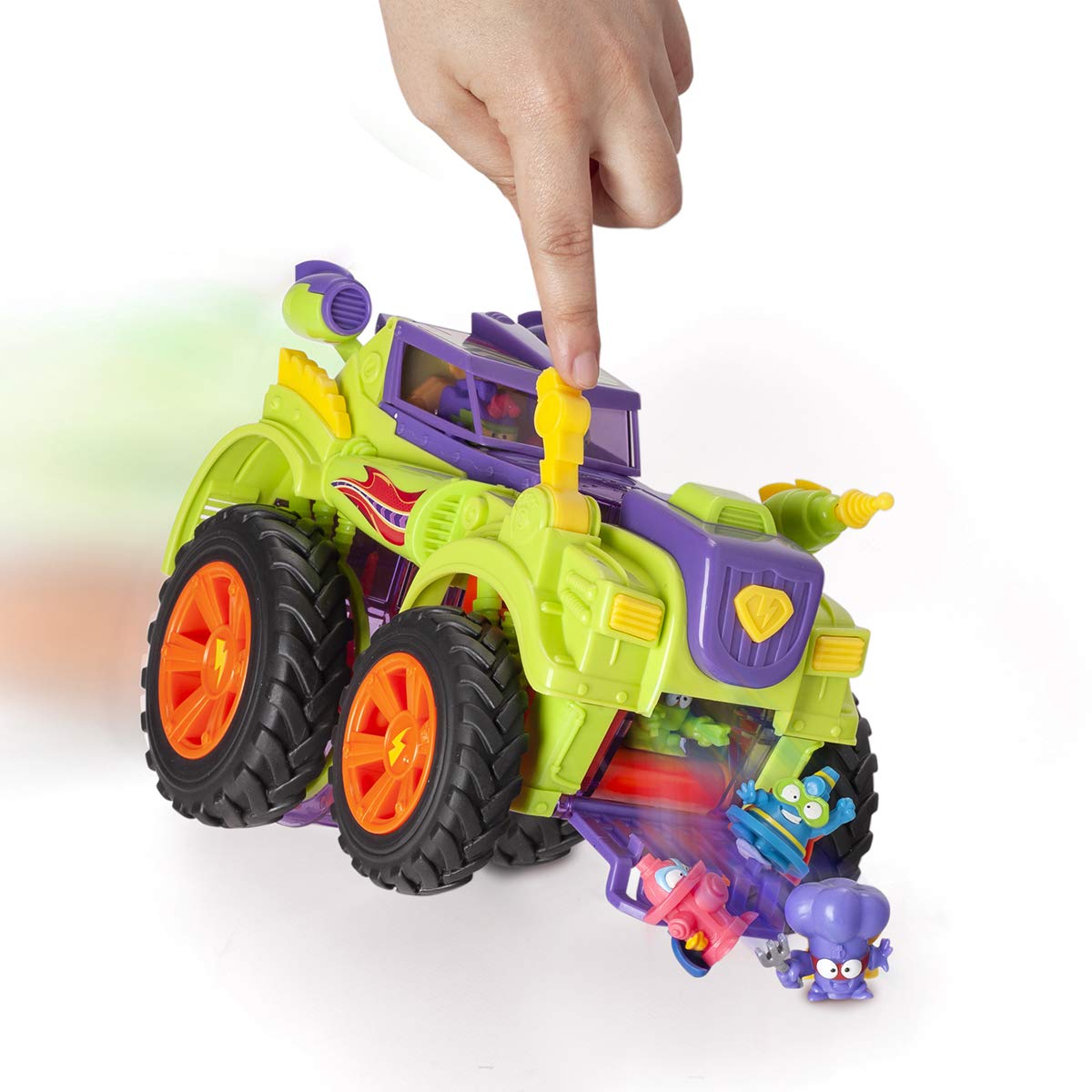 Superthings Villain Truck PSZSD112IN30 playset con 2 cattivi