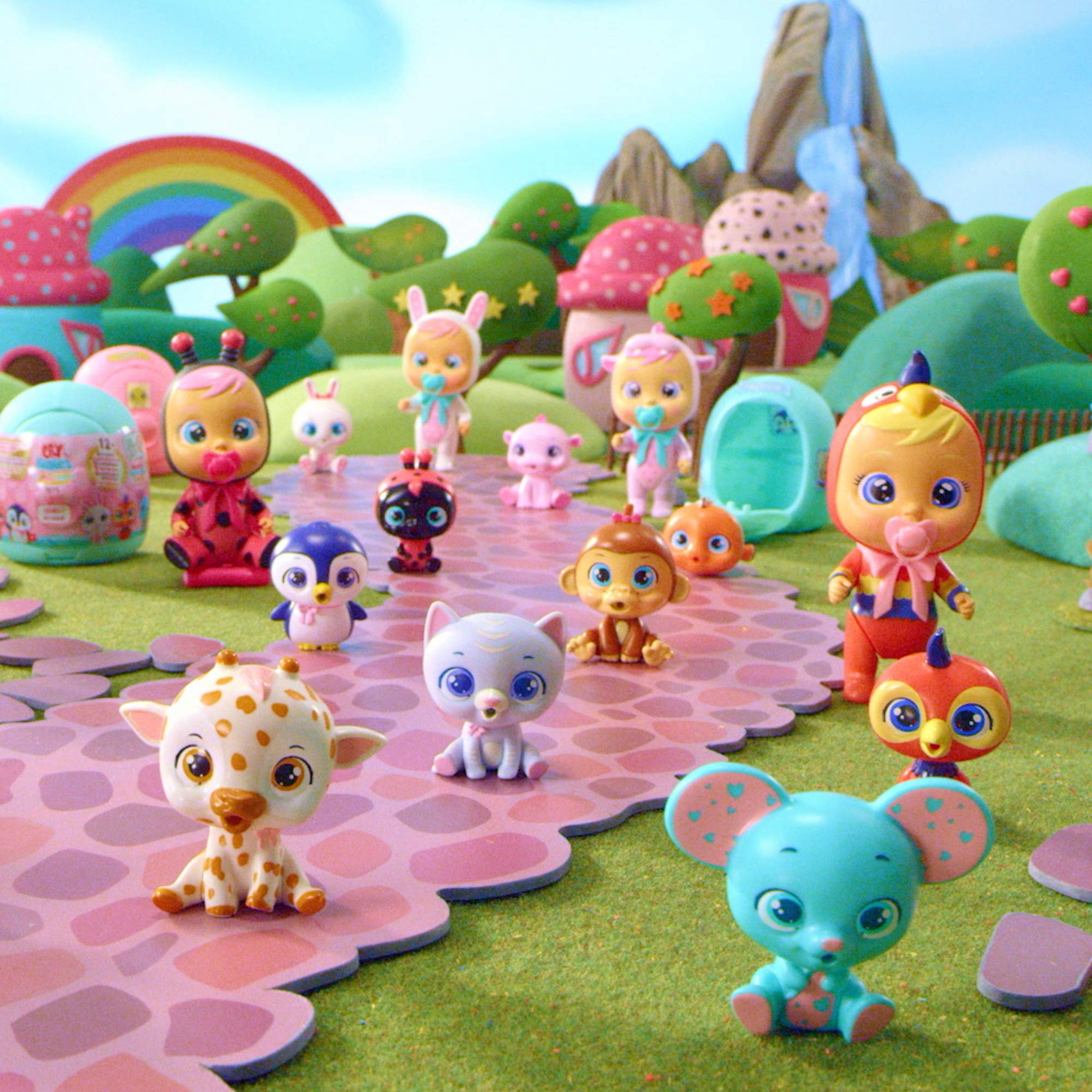 Imc Toys Cry Babies Magic Tears Casetta Cuccioli bambola sorpresa mini