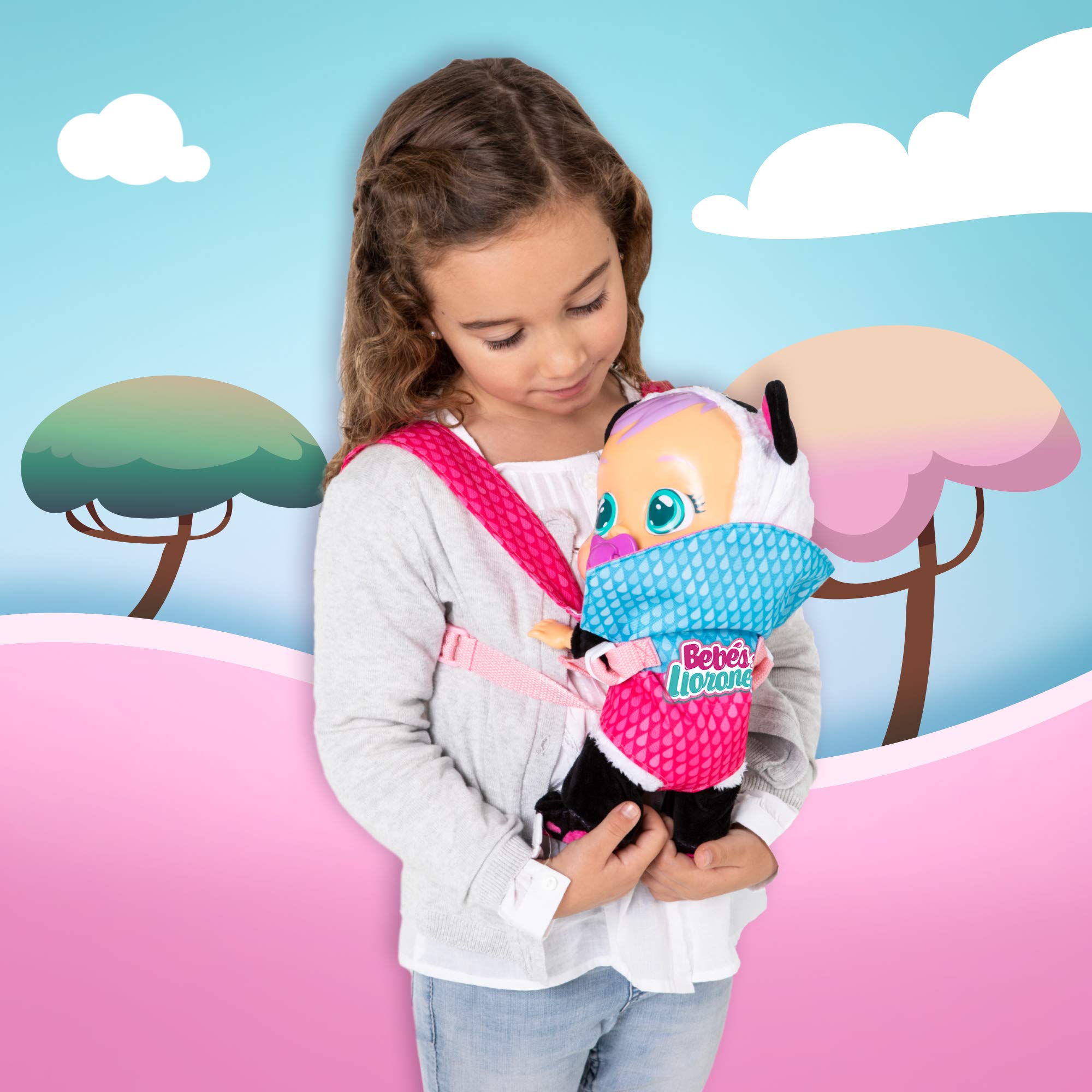 IMC Toys Cry Babies Marsupio 90019 Multicolore Regolabile