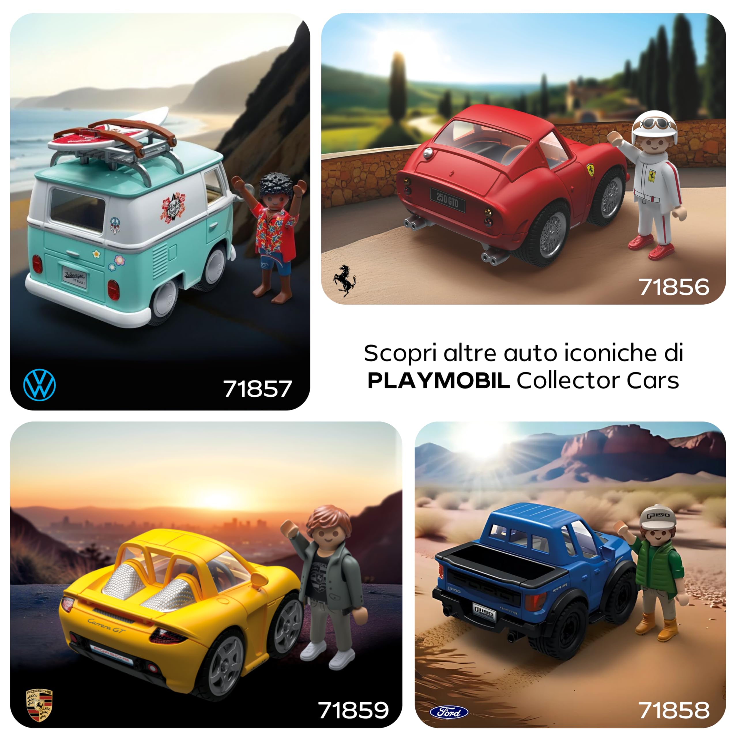 PLAYMOBIL Icon Cars Mercedes-Benz 300 SL macchinina 72238 con figura