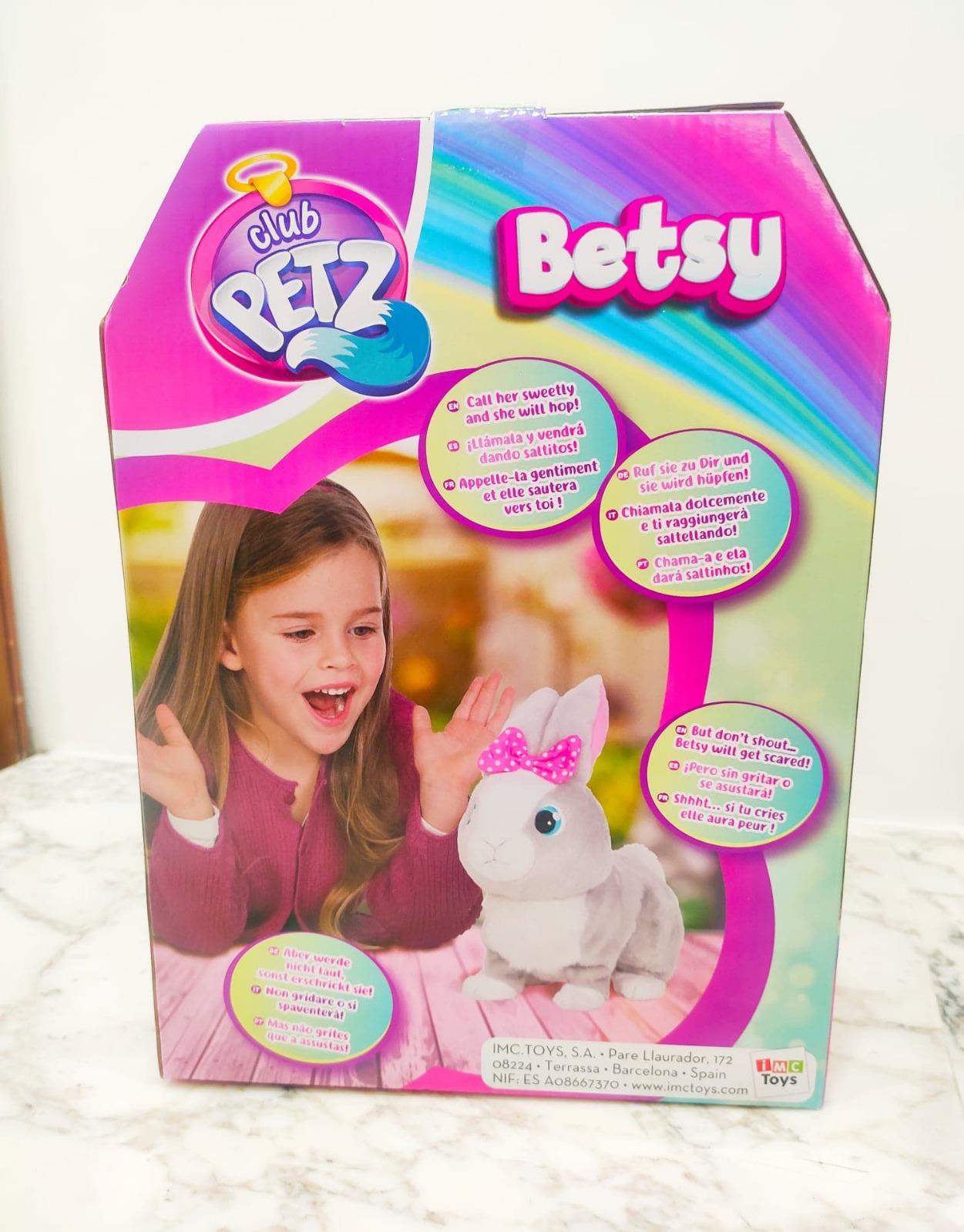 Club Petz Betsy Coniglietta Interattiva Marrone 23 cm
