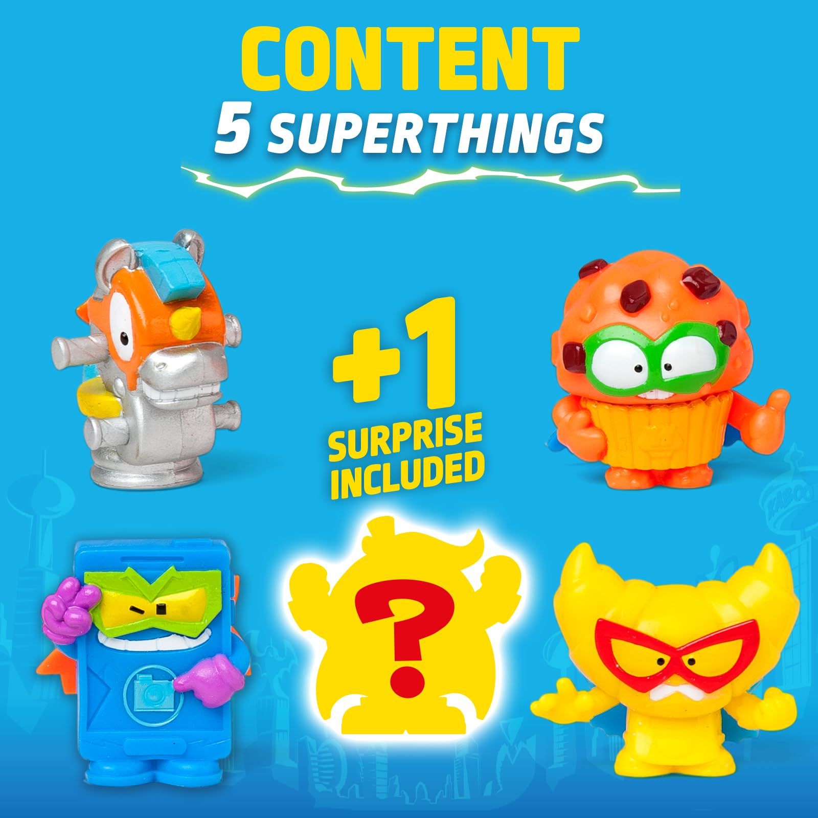 Superthings Guardians of Kazoom confezione 5 figure capitano argento