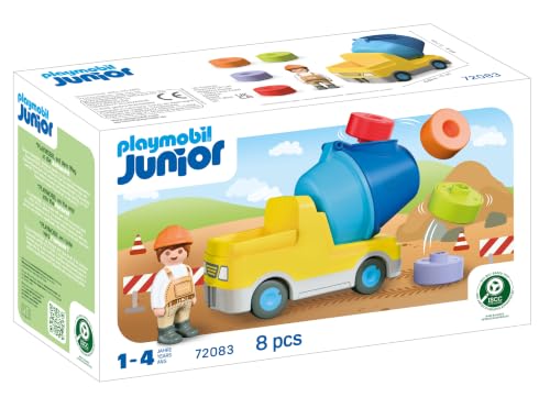 Playmobil Junior 72083 betoniera cantiere da 1 anno