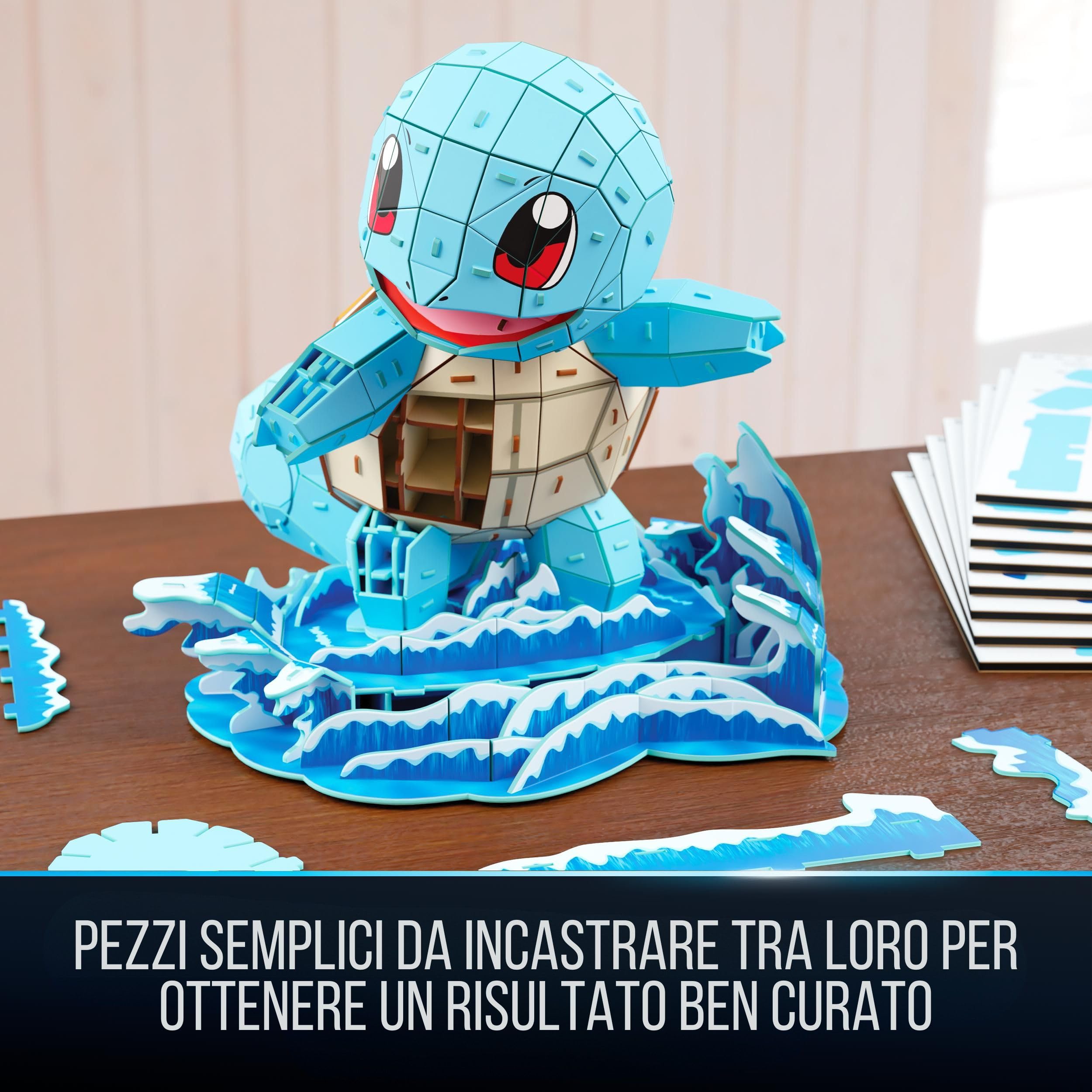 4D Build Pokémon Squirtle puzzle 3D 180 pezzi 12+