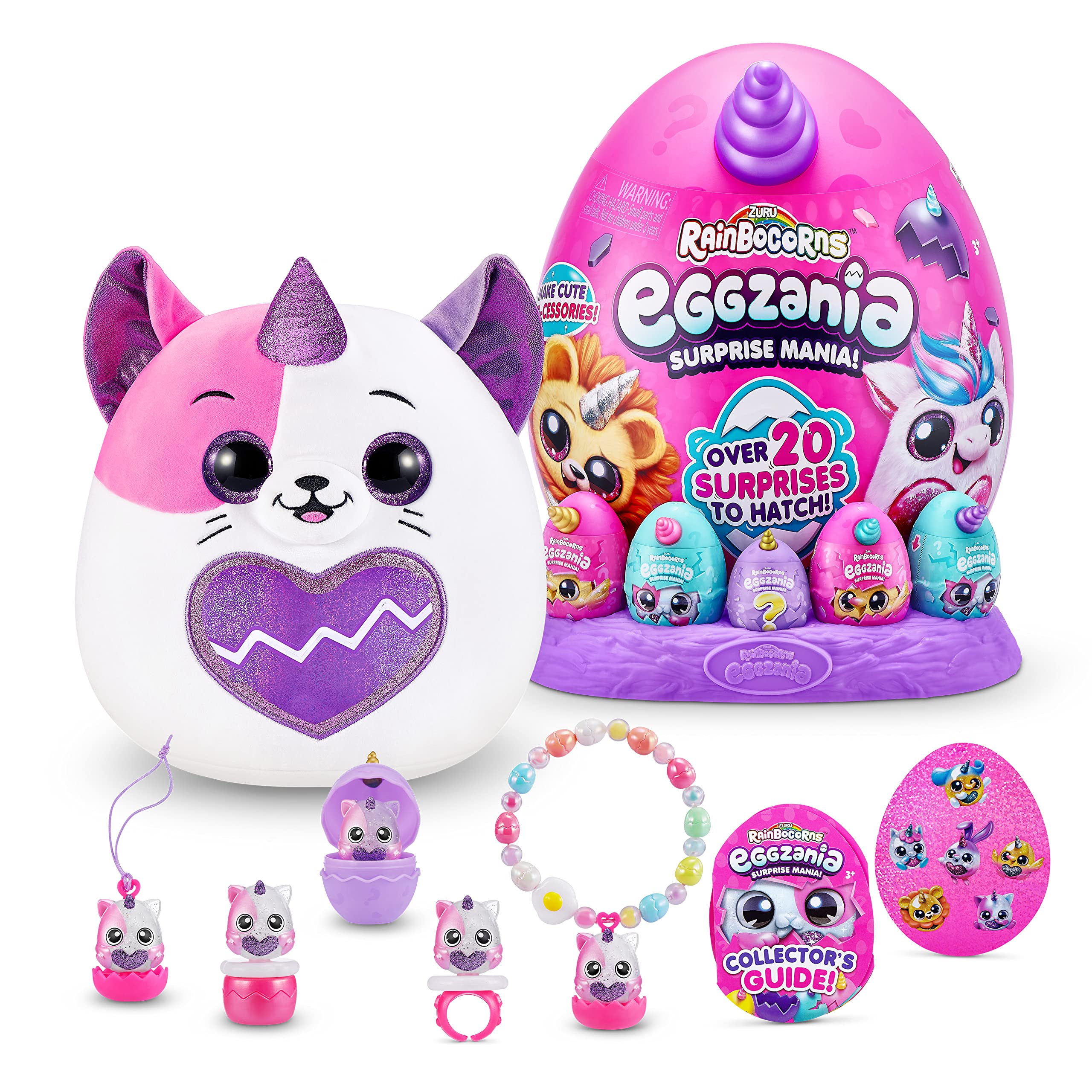 Rainbocorns Eggzania Surprise Mania Peluche Sorpresa Uovo