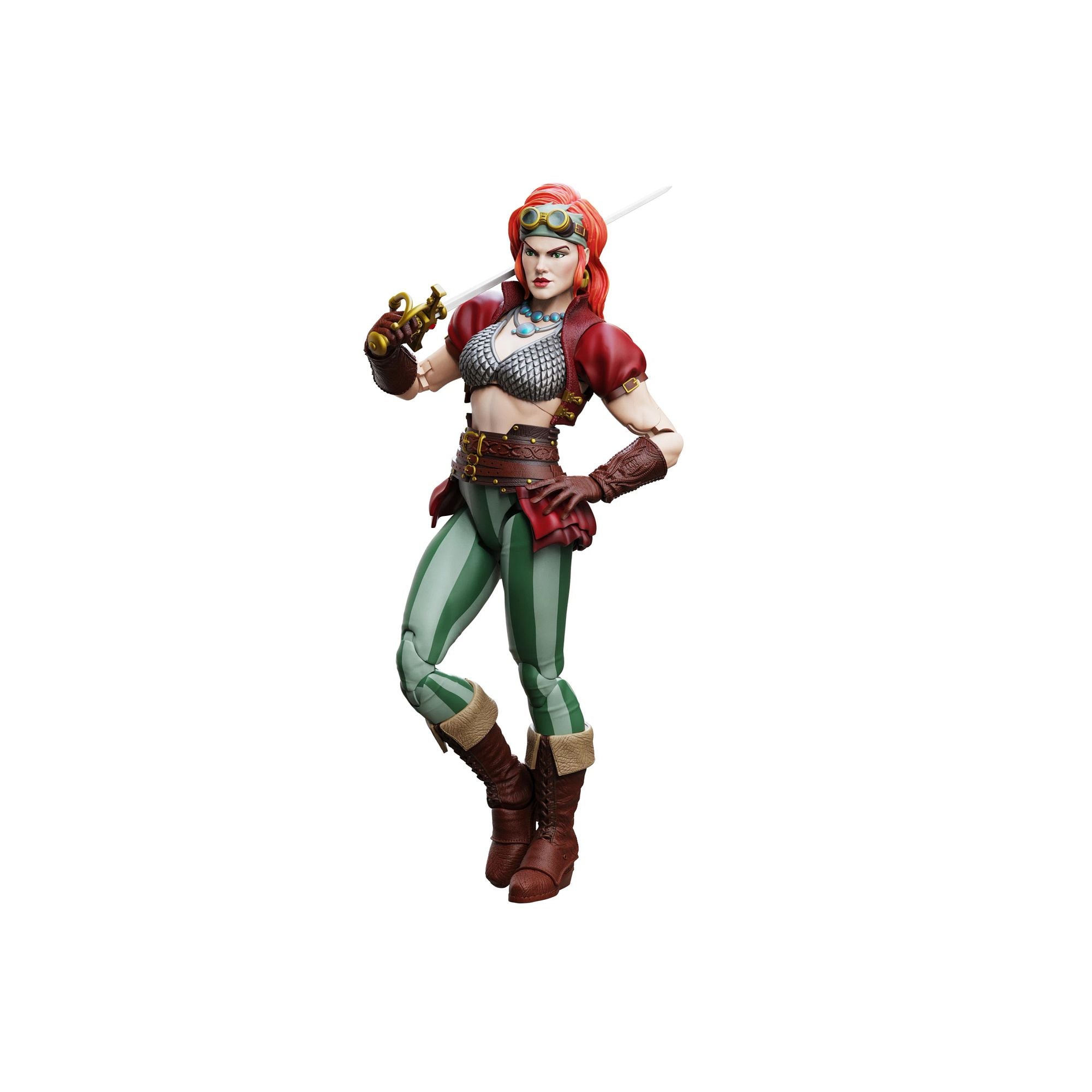 Boss Fight Epic Hacks Red Sonja Steampunk Action Figure 1/12