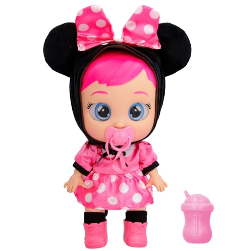 IMC Toys Cry Babies Disney Minnie Bambola 30 cm Lacrime Vere