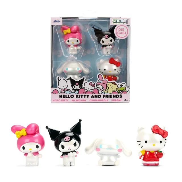 Jada Toys Sanrio Metalfigs W2 mini figure metallo 4pz Hello Kitty