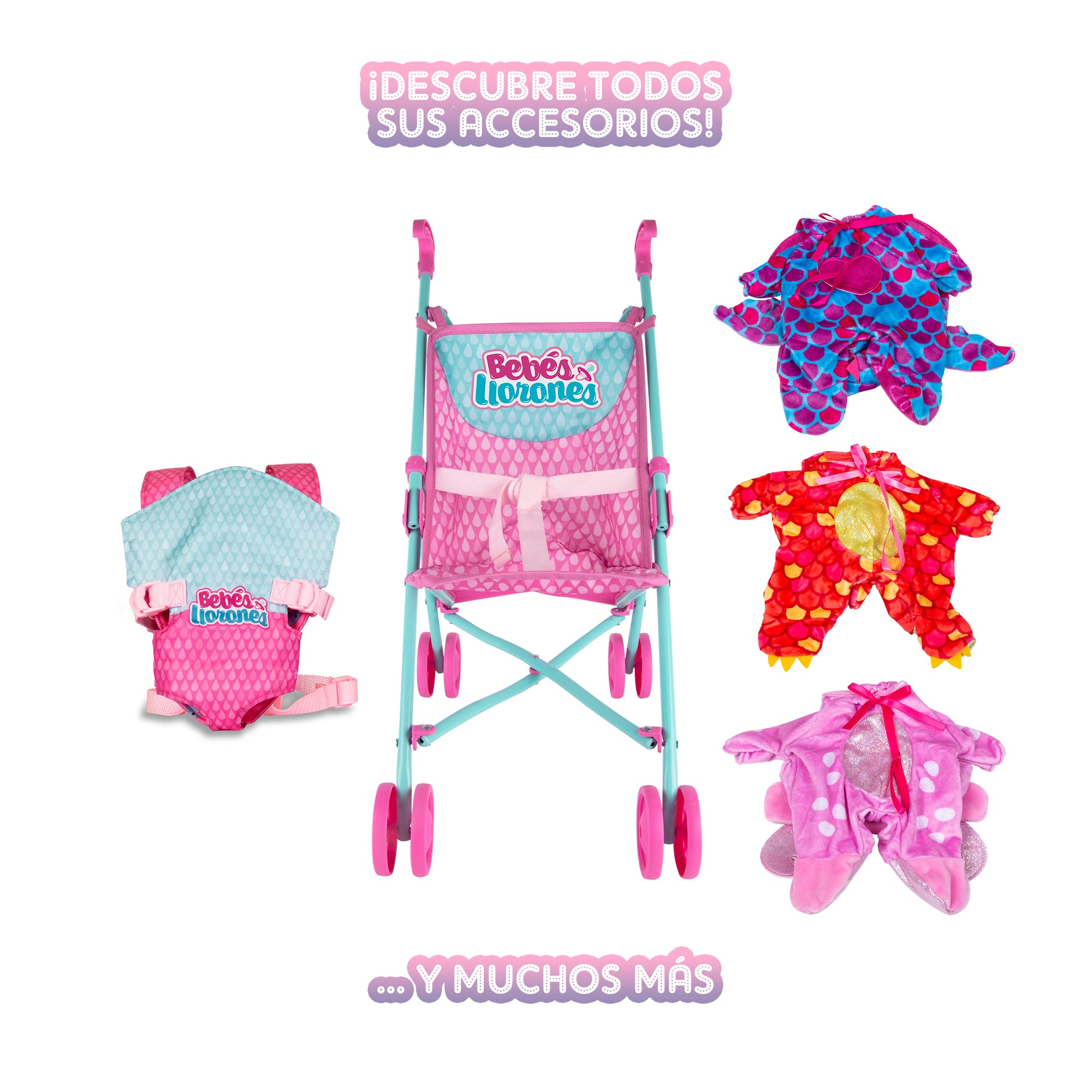 Cry Babies Dressy Kristal Bambola Interattiva che Piange