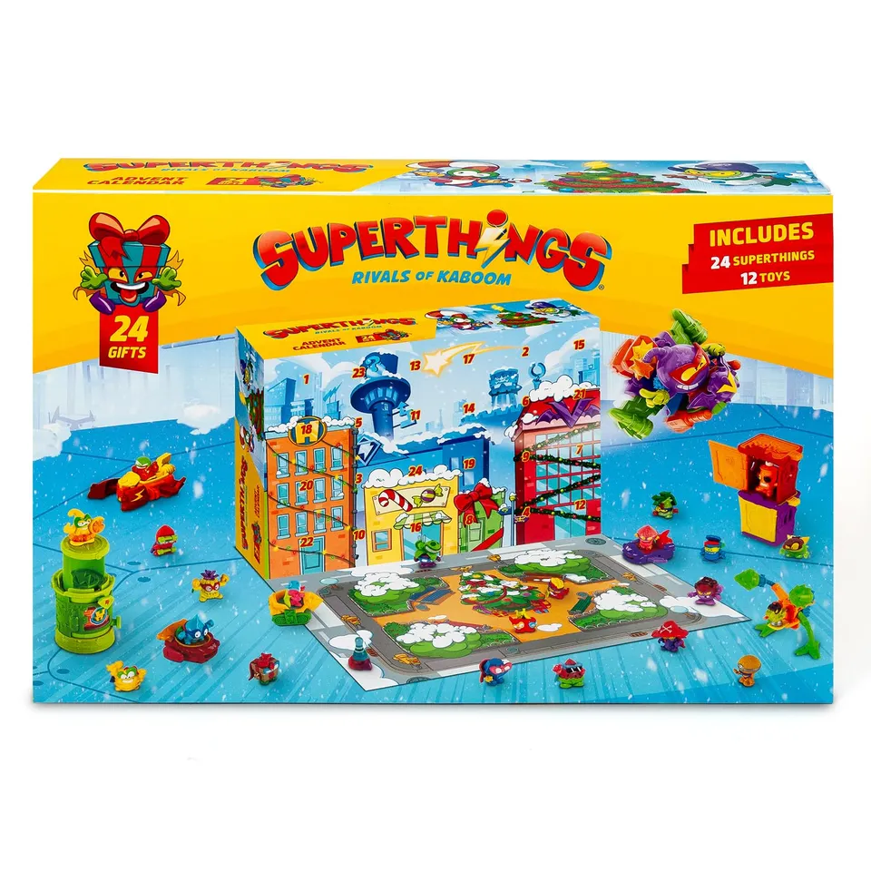 Superthings Calendario Avvento 24 Sorprese Minifigure Natale